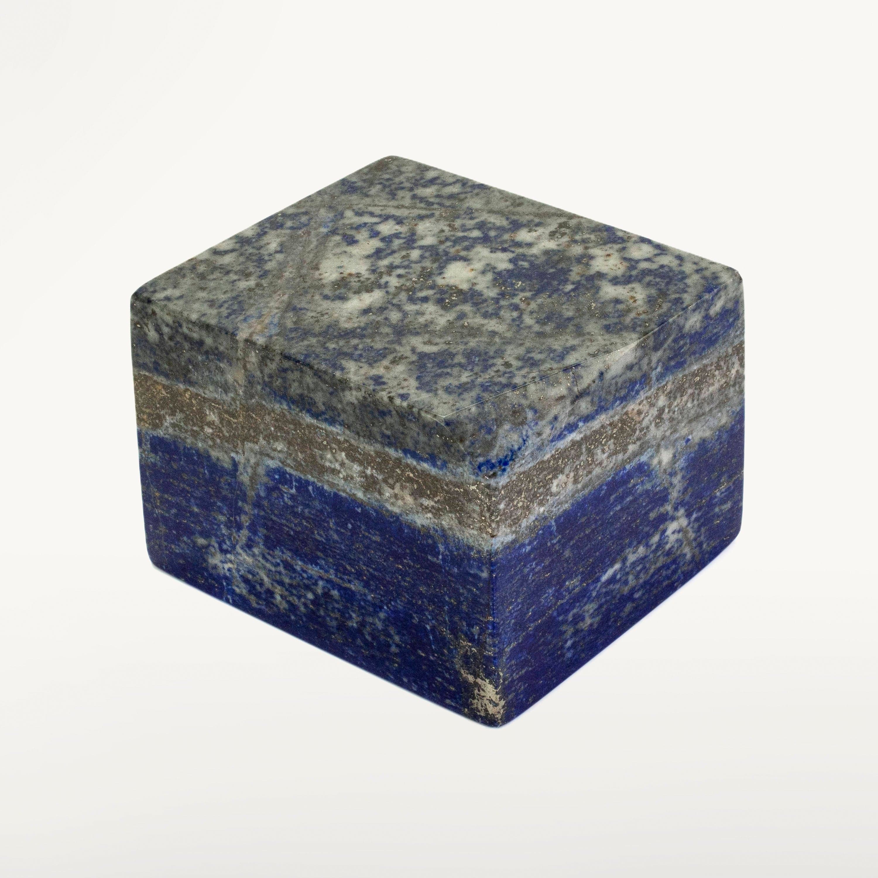 Kalifano Lapis Lapis Lazuil Cube from Afghanistan - 655 g / 1.4 lbs LP700.006