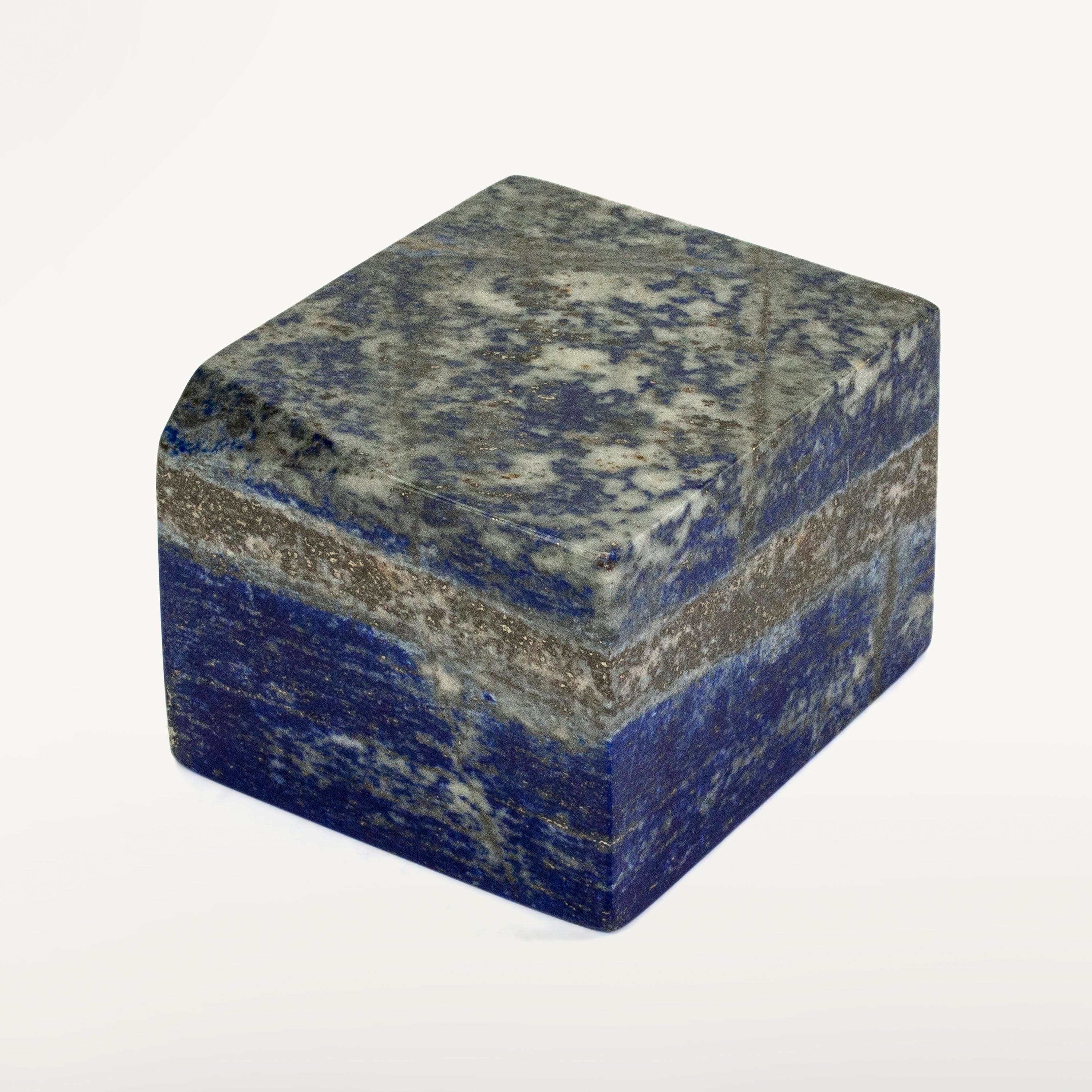 Kalifano Lapis Lapis Lazuil Cube from Afghanistan - 655 g / 1.4 lbs LP700.006