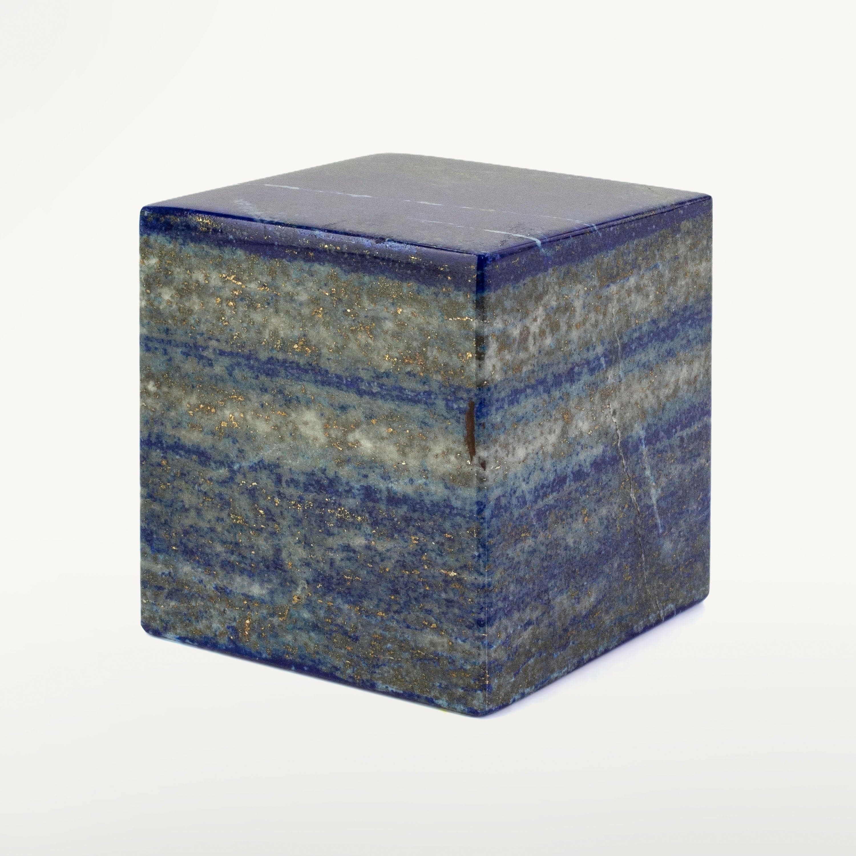 Kalifano Lapis Lapis Lazuil Cube from Afghanistan - 660 g / 1.5 lbs LP700.007
