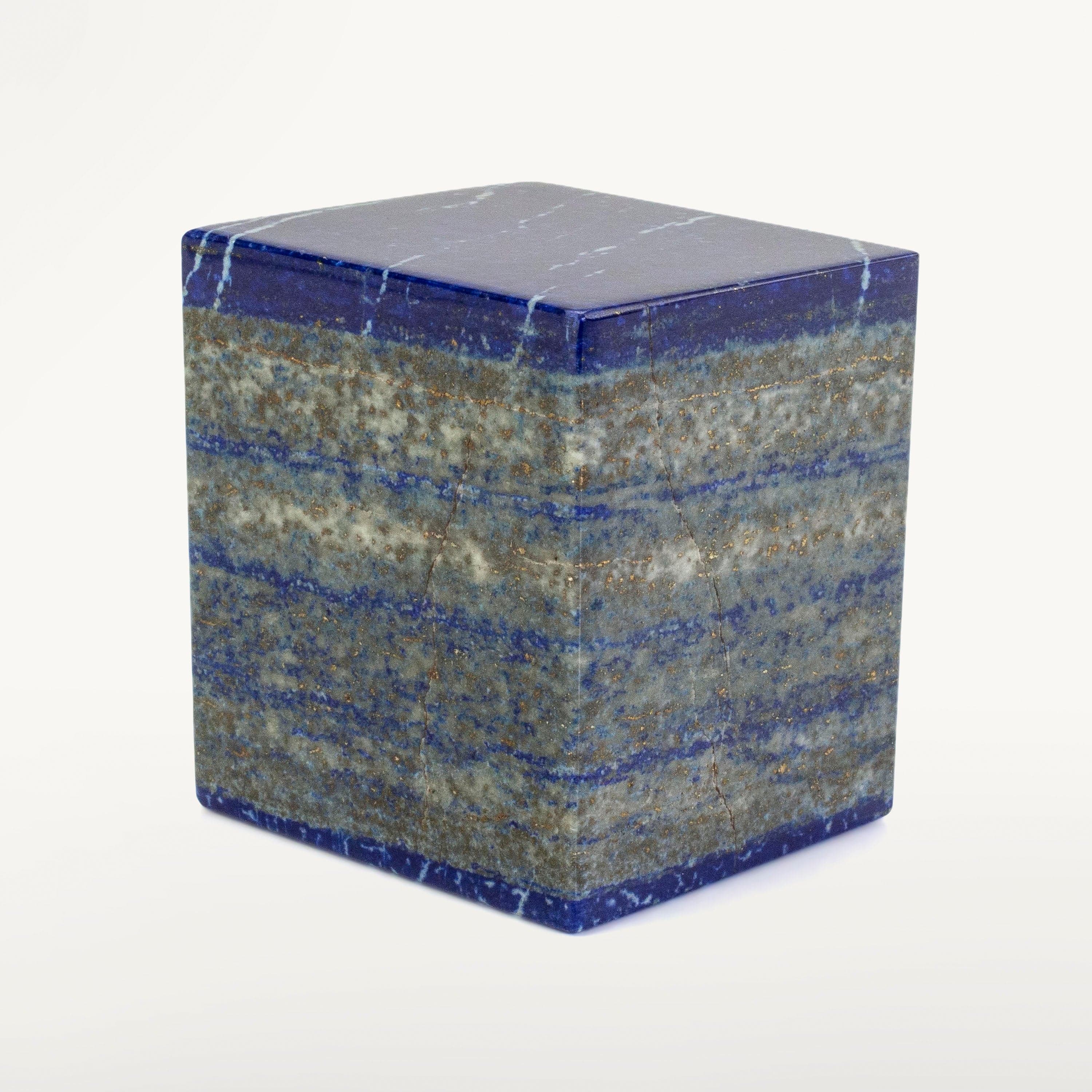 Kalifano Lapis Lapis Lazuil Cube from Afghanistan - 700 g / 1.5 lbs LP800.004