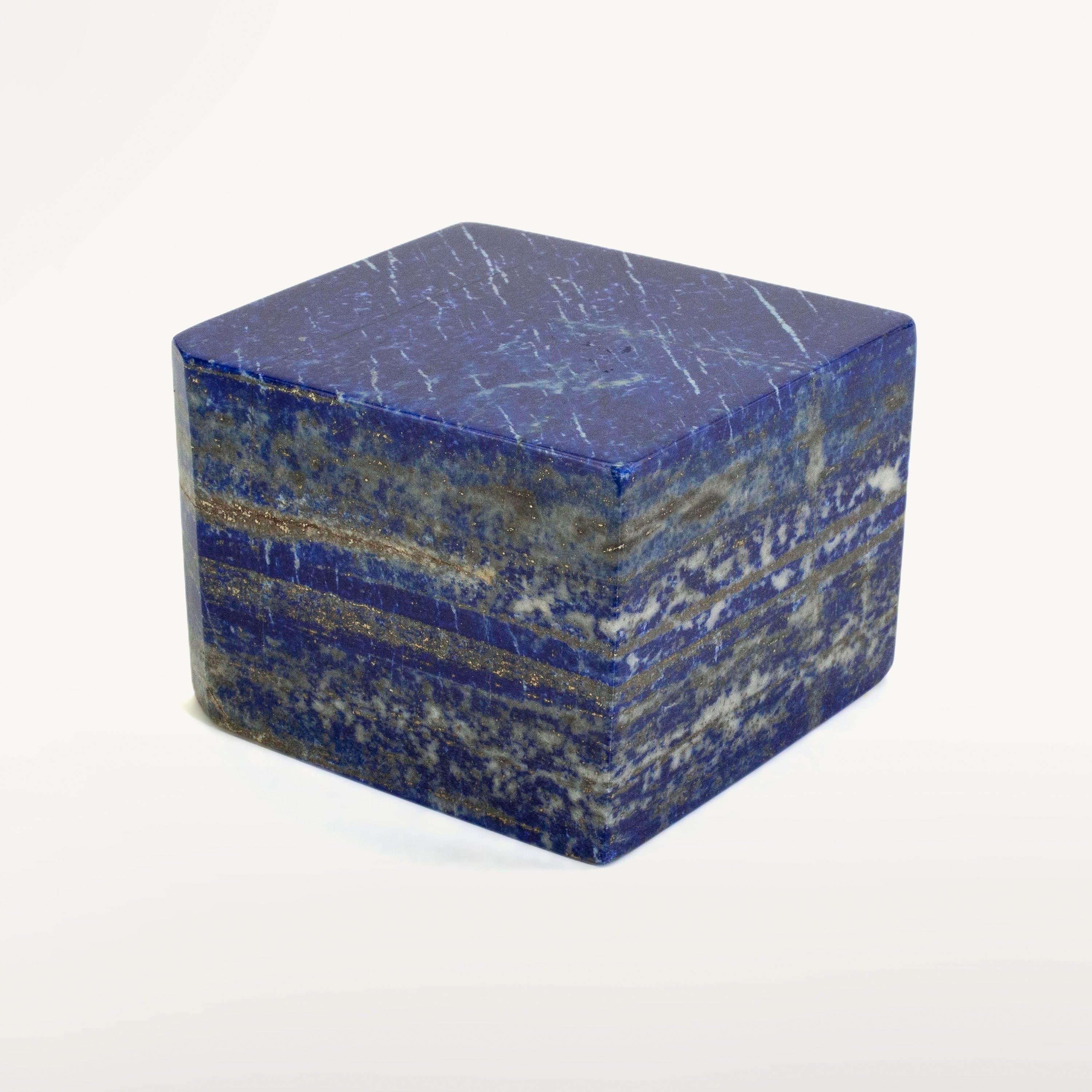 Kalifano Lapis Lapis Lazuil Cube from Afghanistan - 780 g / 1.7 lbs LP900.006