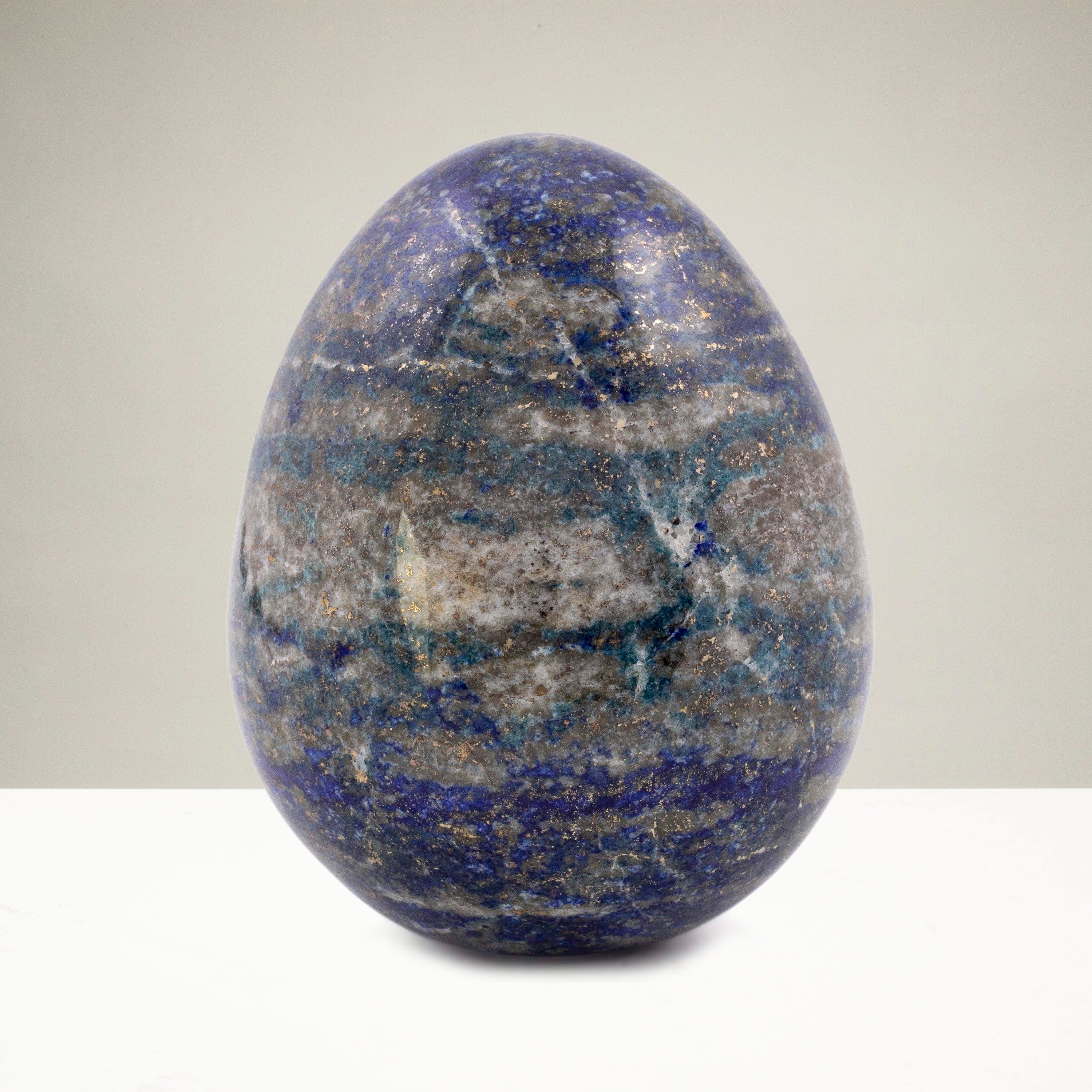 Kalifano Lapis Lapis Lazuli Egg Carving 2.5 in. / 225 grams LPE260