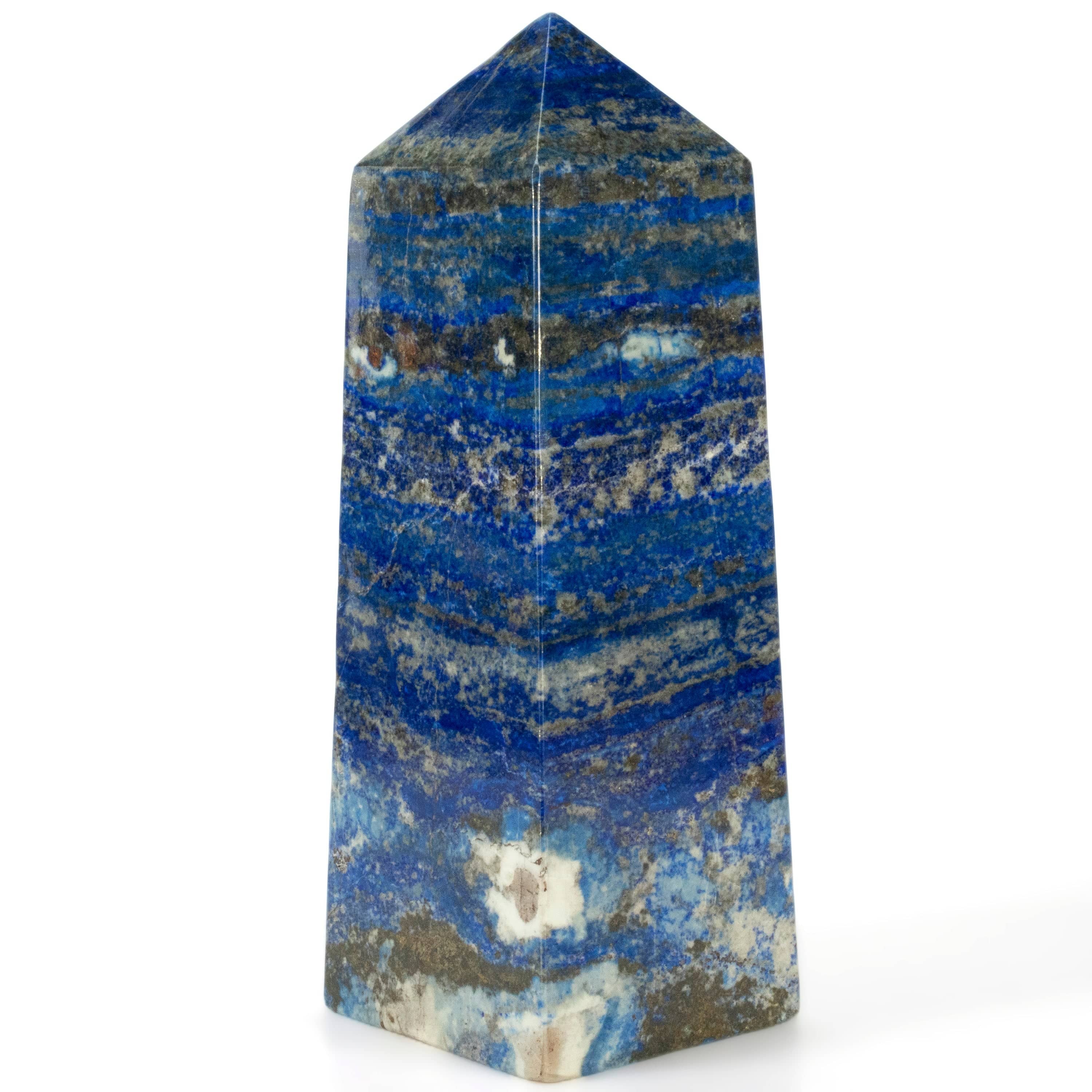 Kalifano Lapis Lapis Lazuli Polished Obelisk from Afghanistan - 11.5" / 13 lbs LPOB12000.001