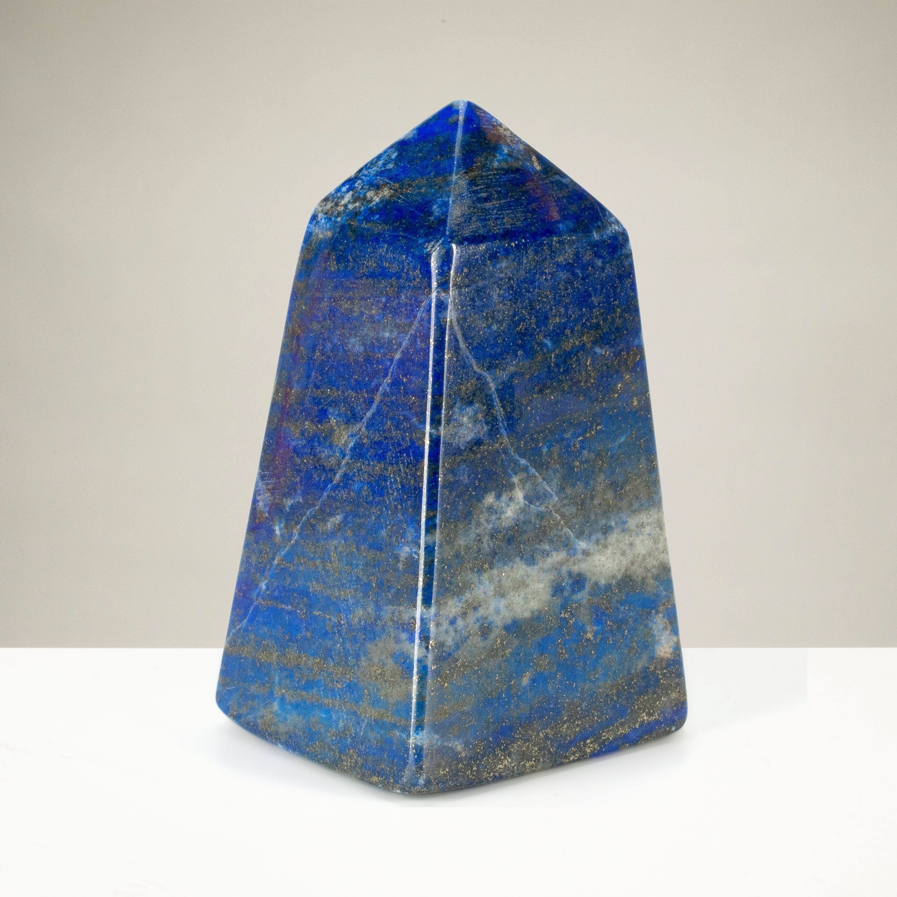 Kalifano Lapis Lapis Lazuli Polished Obelisk from Afghanistan - 2.5" / 118 grams LPOB300.003