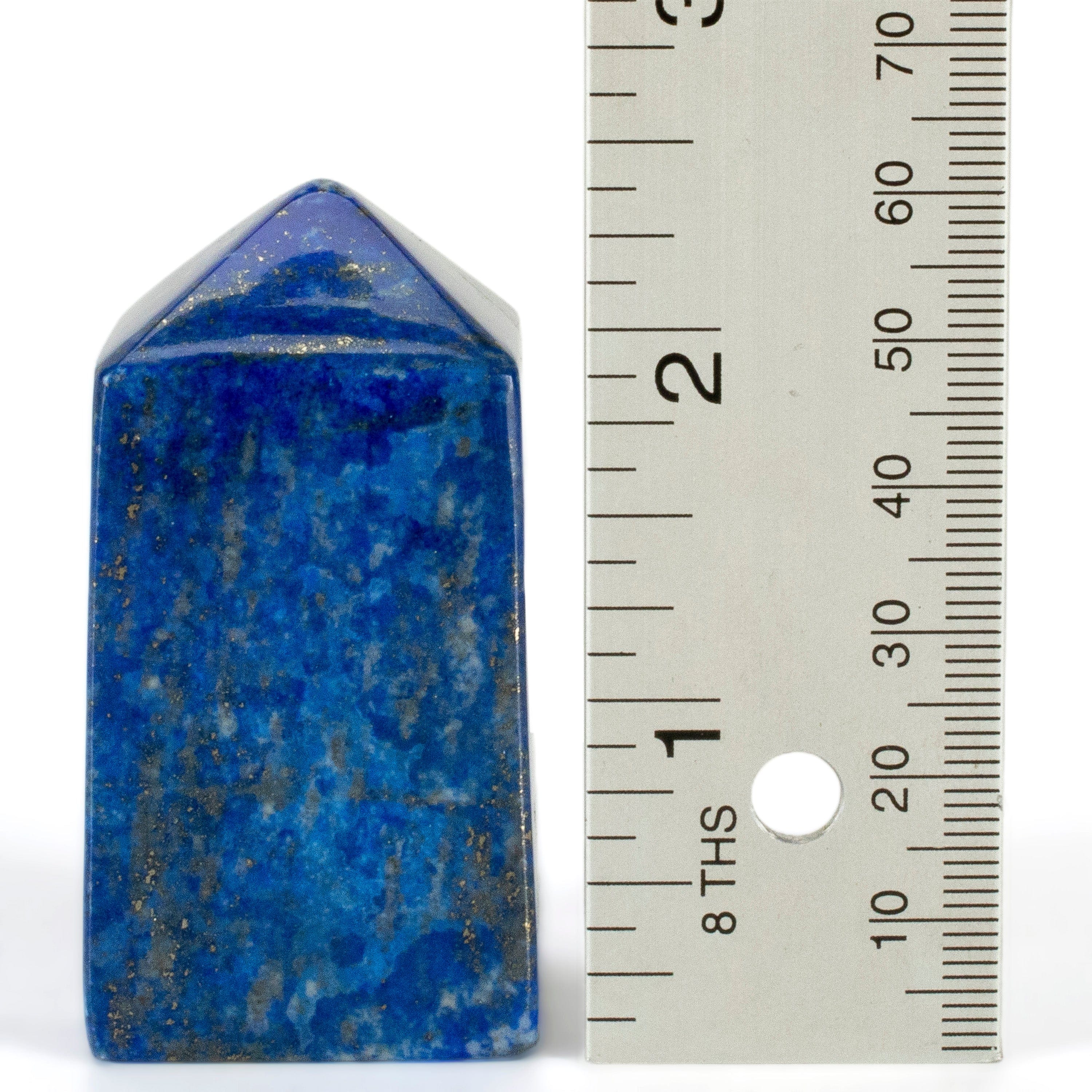 Kalifano Lapis Lapis Lazuli Polished Obelisk from Afghanistan - 2.5" / 149 grams LPOB300.002