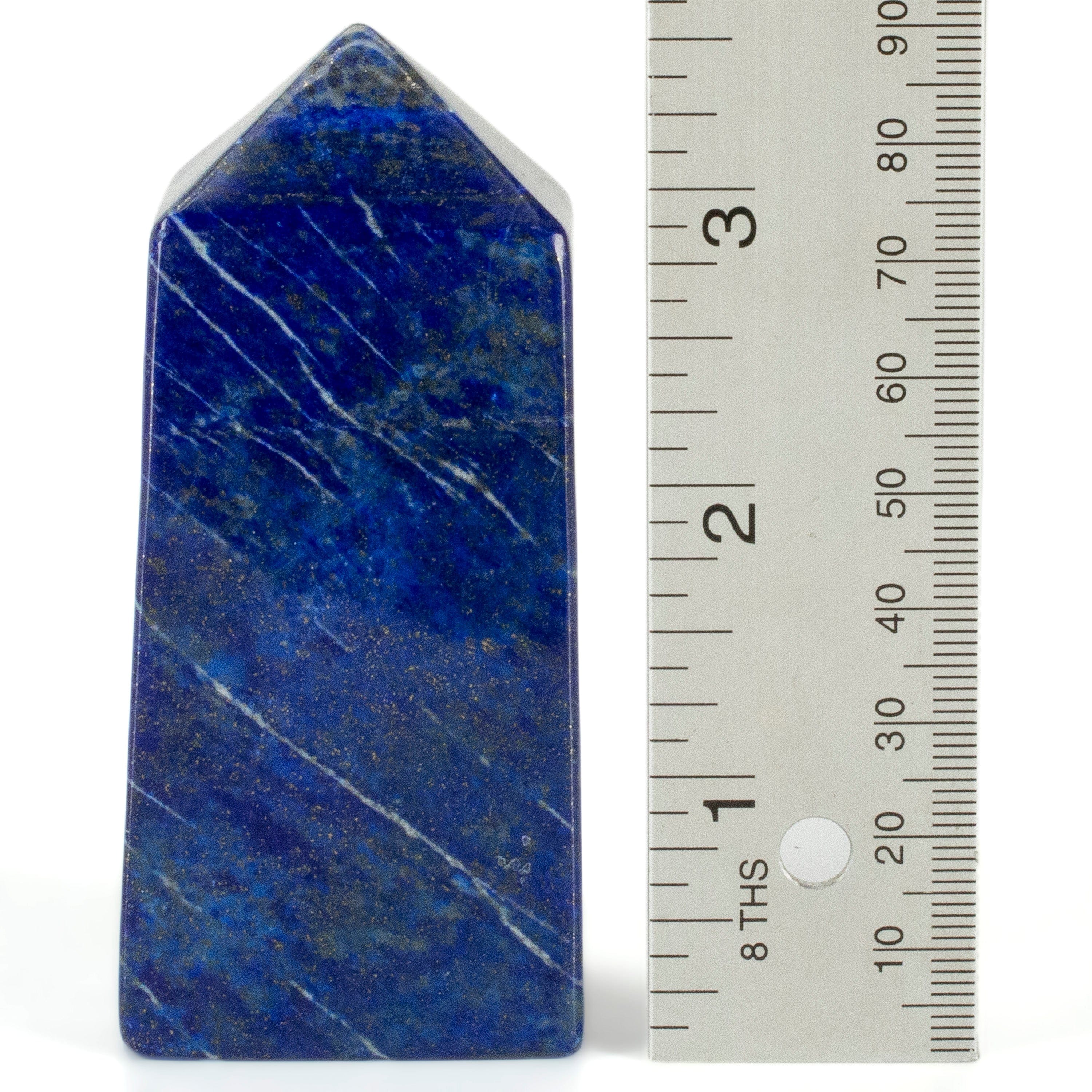 Kalifano Lapis Lapis Lazuli Polished Obelisk from Afghanistan - 3.5" / 296 grams LPOB600.001