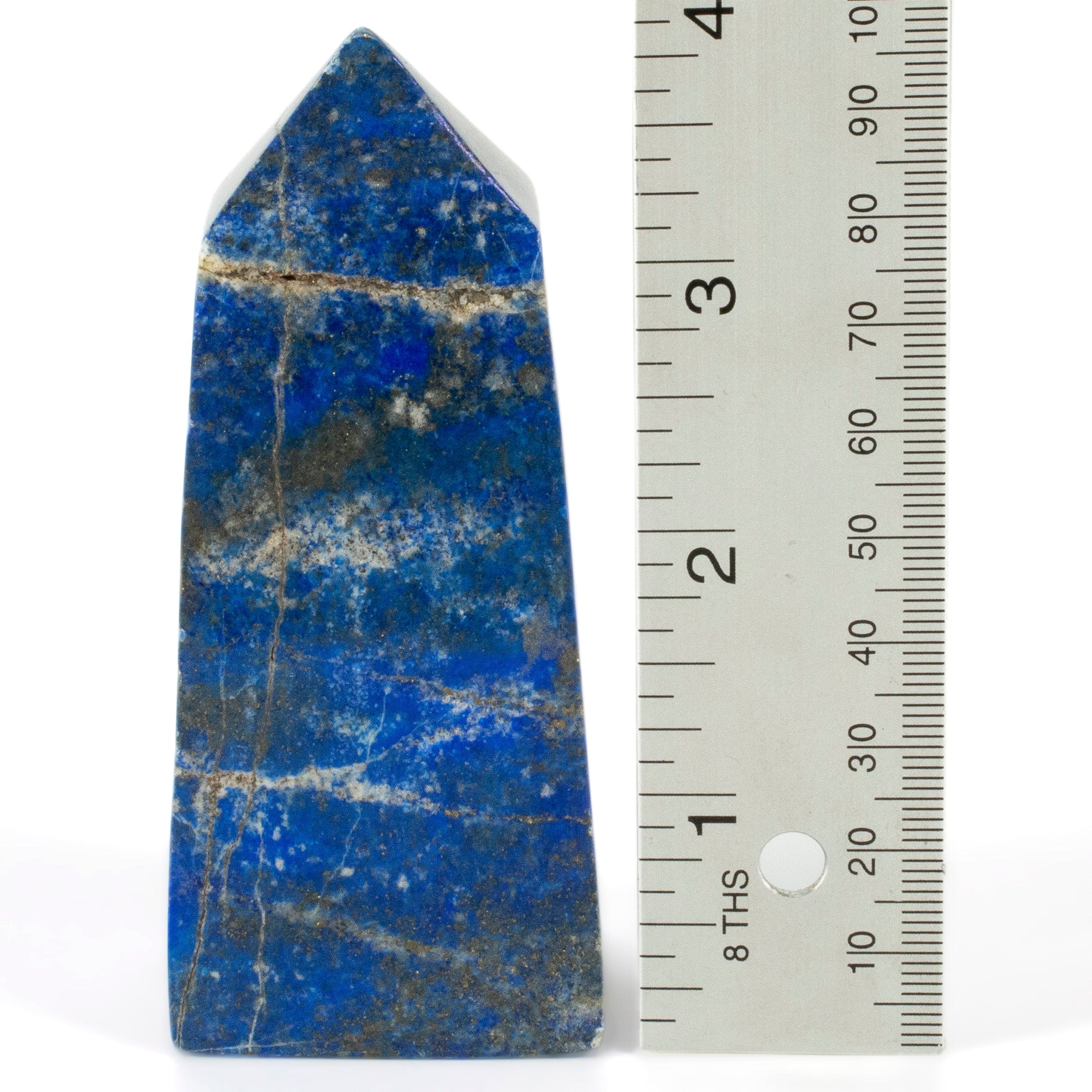 Kalifano Lapis Lapis Lazuli Polished Obelisk from Afghanistan - 4" / 334 grams LPOB700.002