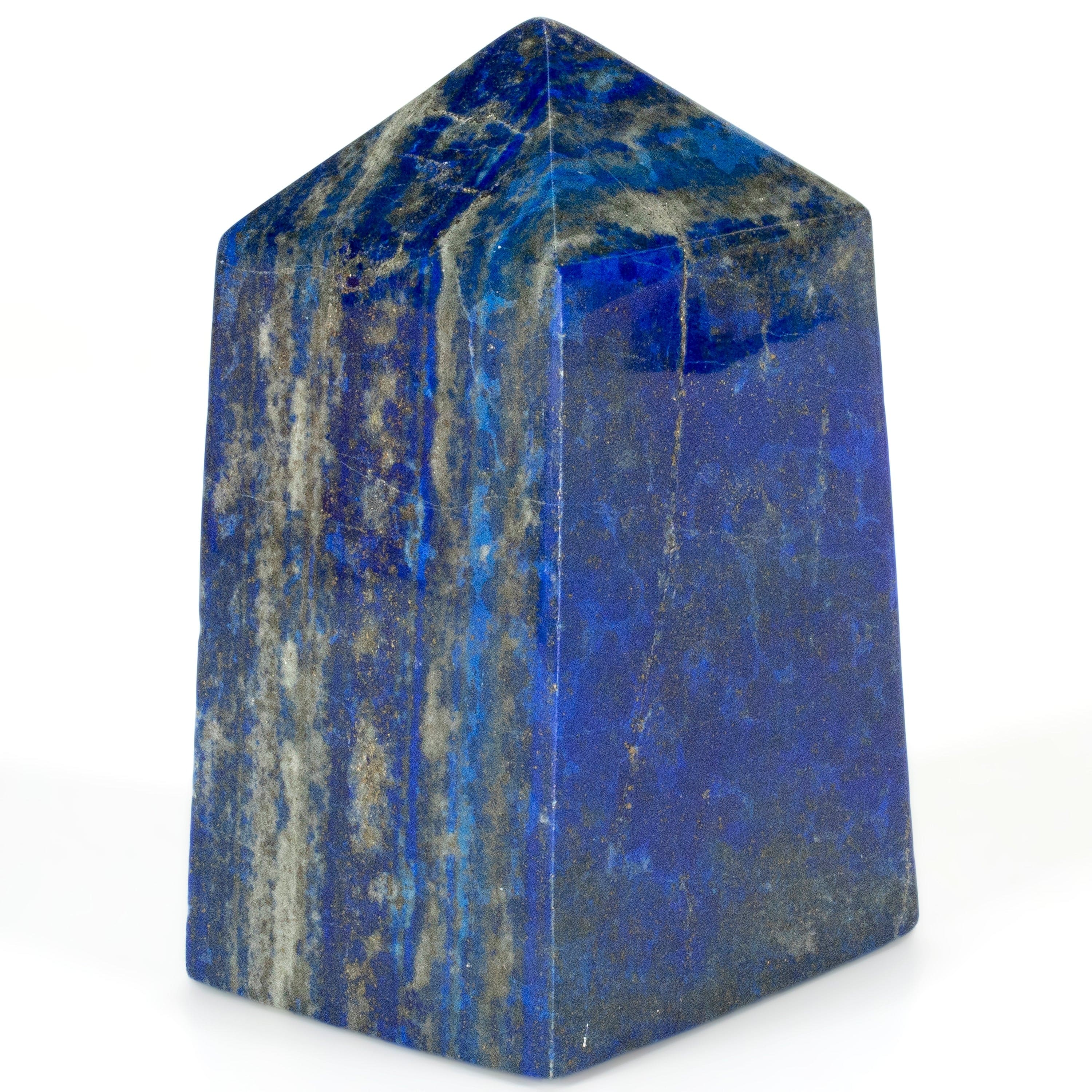 Kalifano Lapis Lapis Lazuli Polished Obelisk from Afghanistan - 4" / 781 grams LPOB1600.001