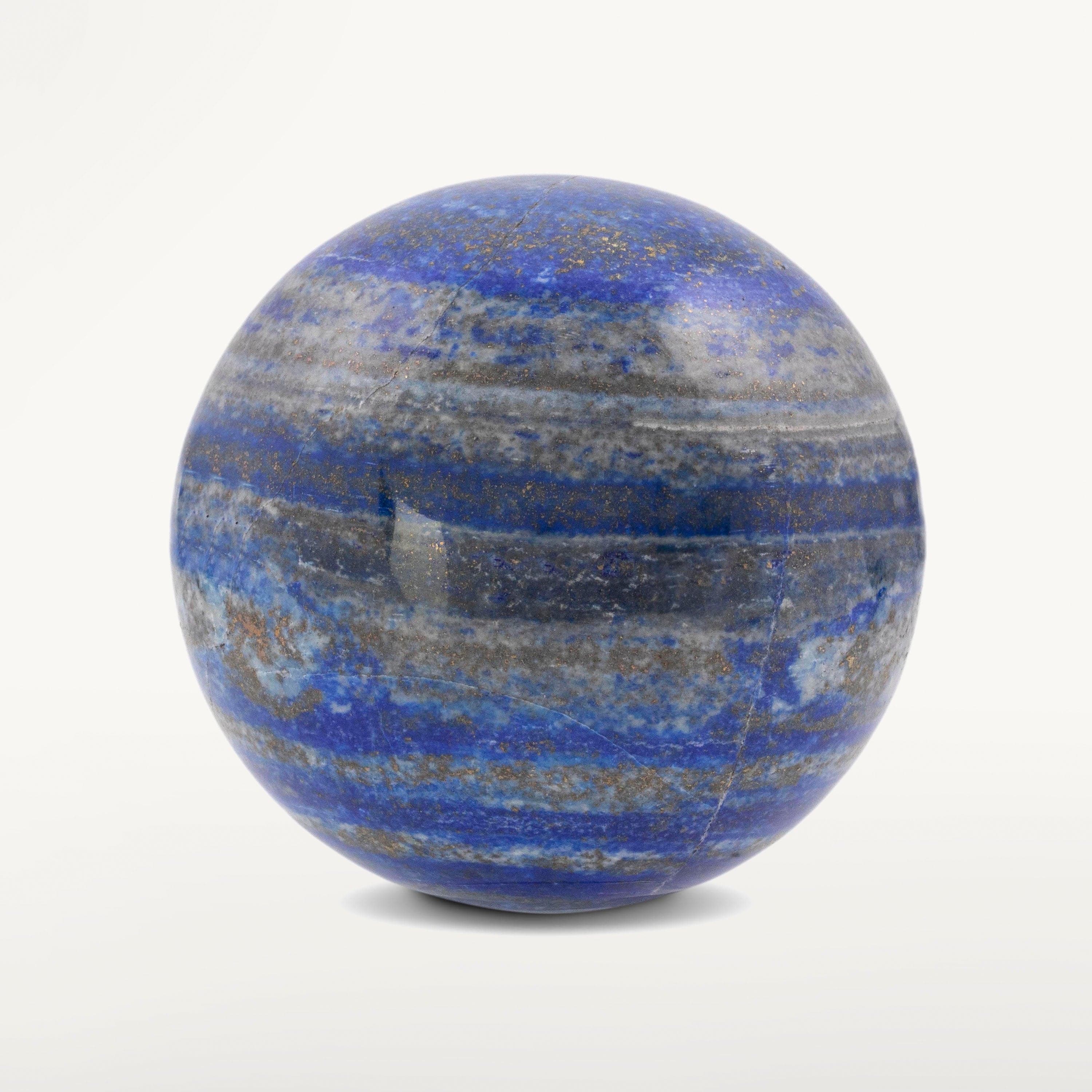 Kalifano Lapis Lapis Lazuli Sphere Carving 3 in. / 750 grams LPS900