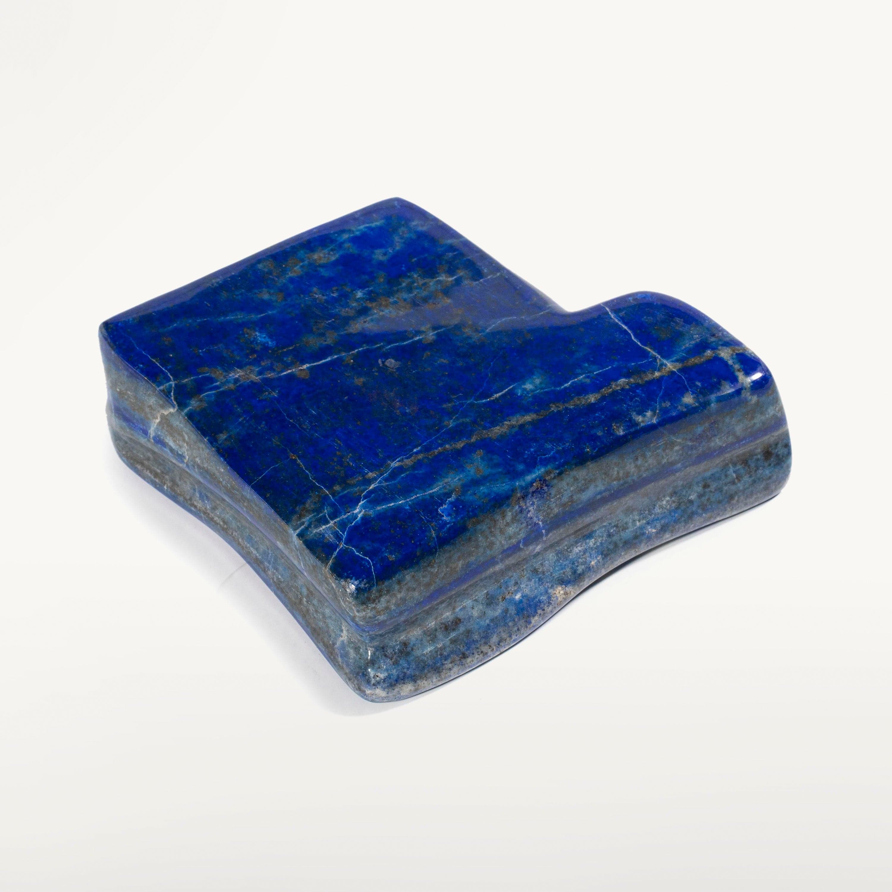 Kalifano Lapis Rare Natural Blue Polished Lapis Lazuli Freeform Carving from Afghanistan - 1280 g / 2.8 lbs LPS1400.002