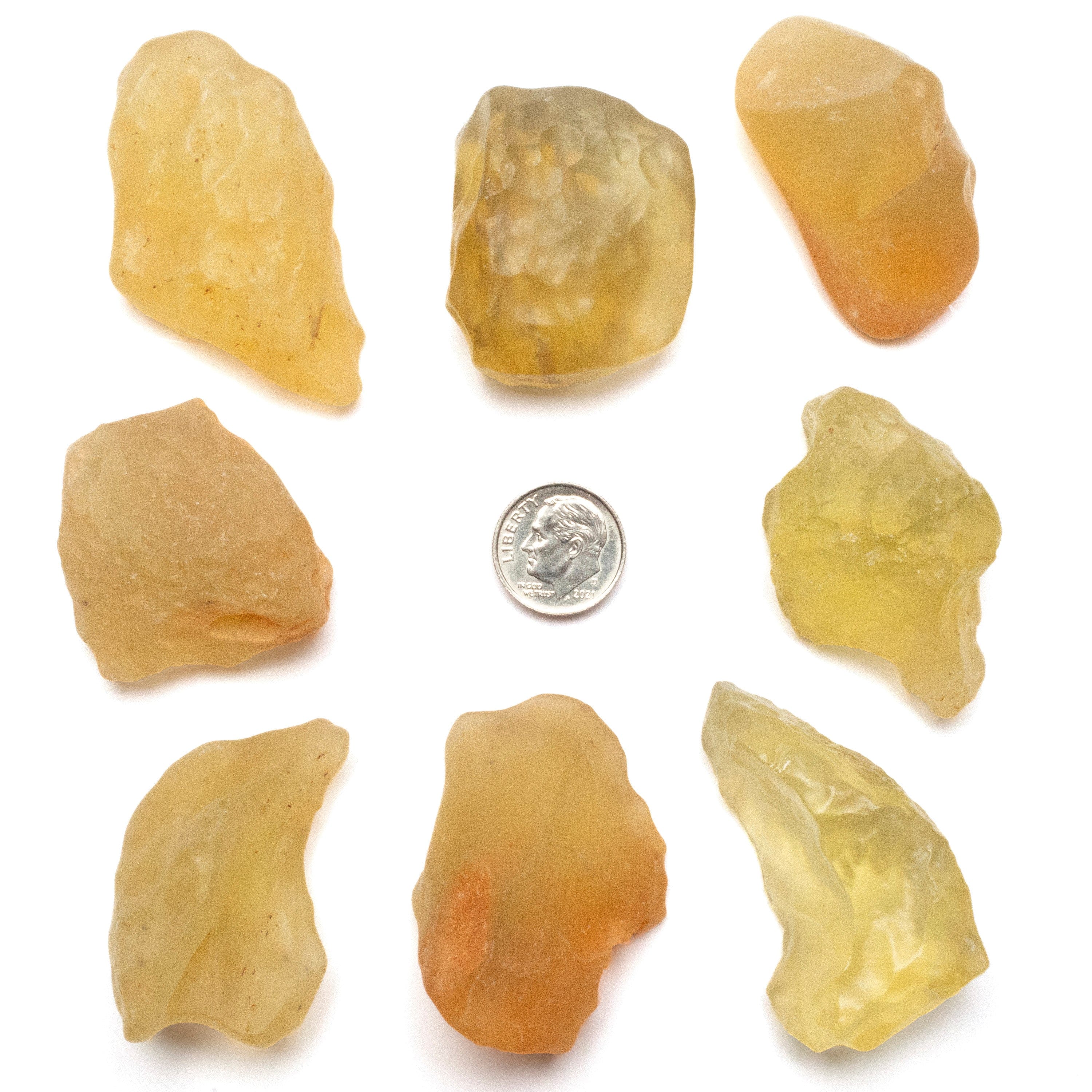 Kalifano Libyan Desert Glass Libyan Desert Glass Tektite: 25-30 grams / 125-150 carats LG550