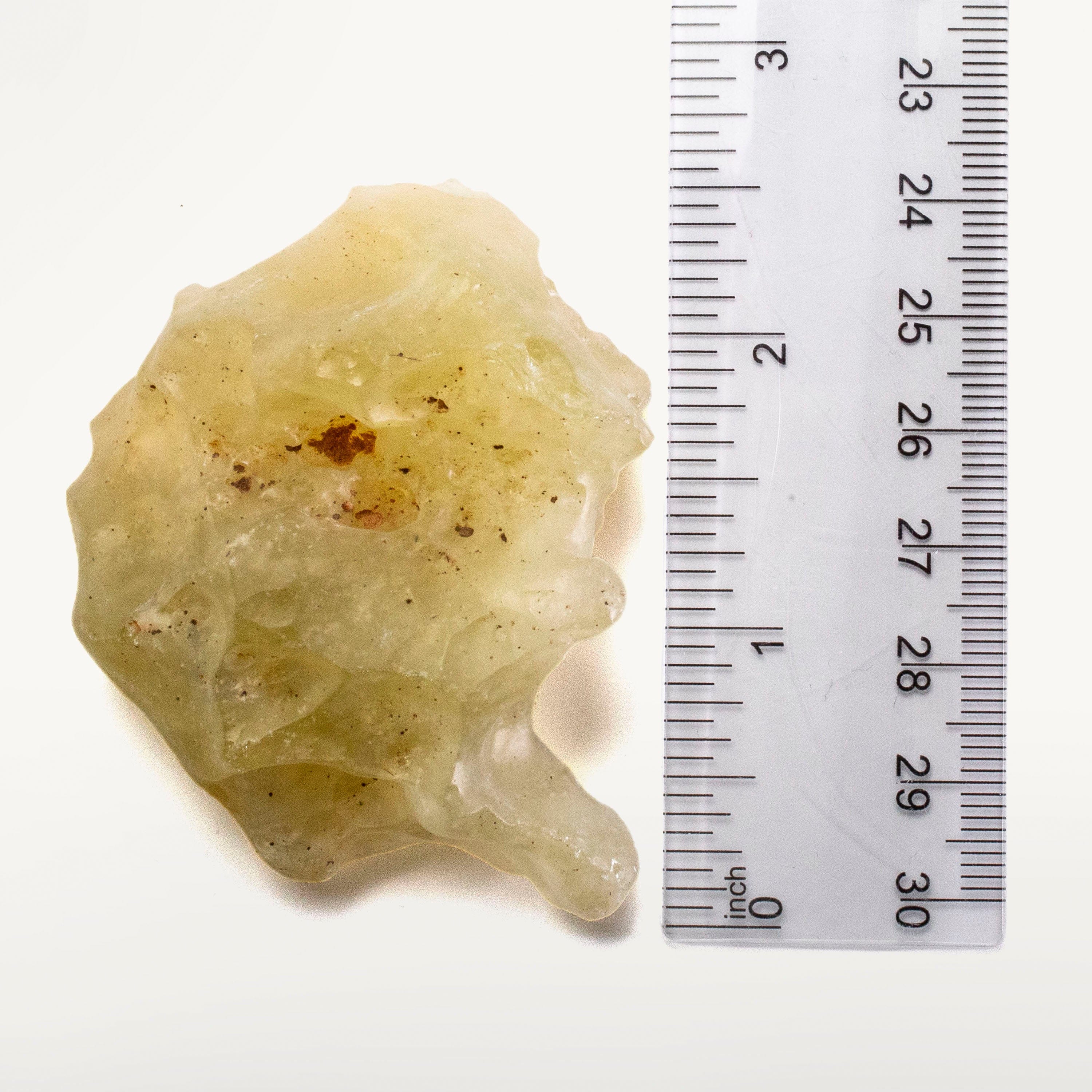 125 carat store Libyan Desert Glass Meteorite Impact Tektite cintamani Healing stone -Translucent 100% Natural and Complete