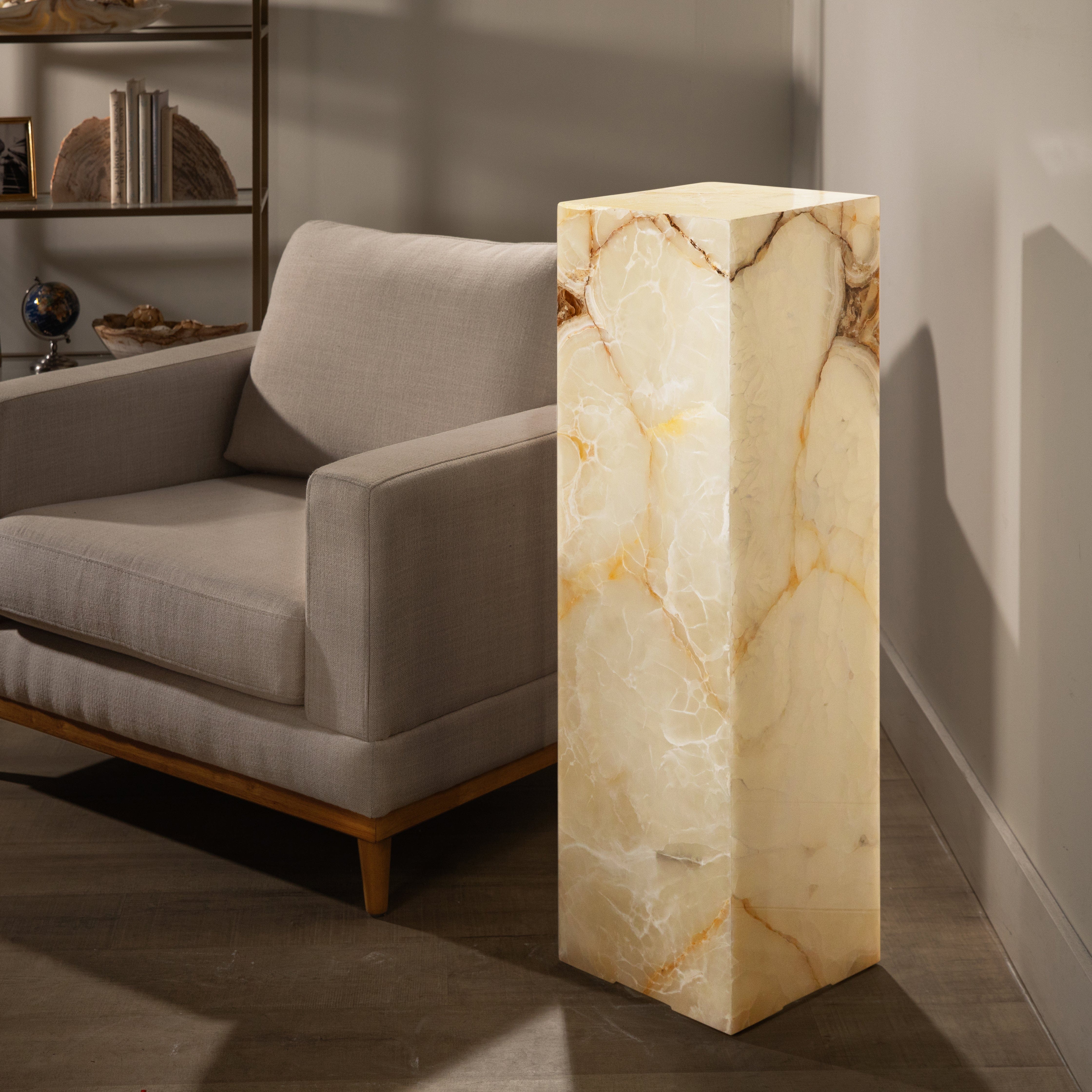 Kalifano Light Towers Nacar Onyx Light Tower - 40 in LT100X30.021