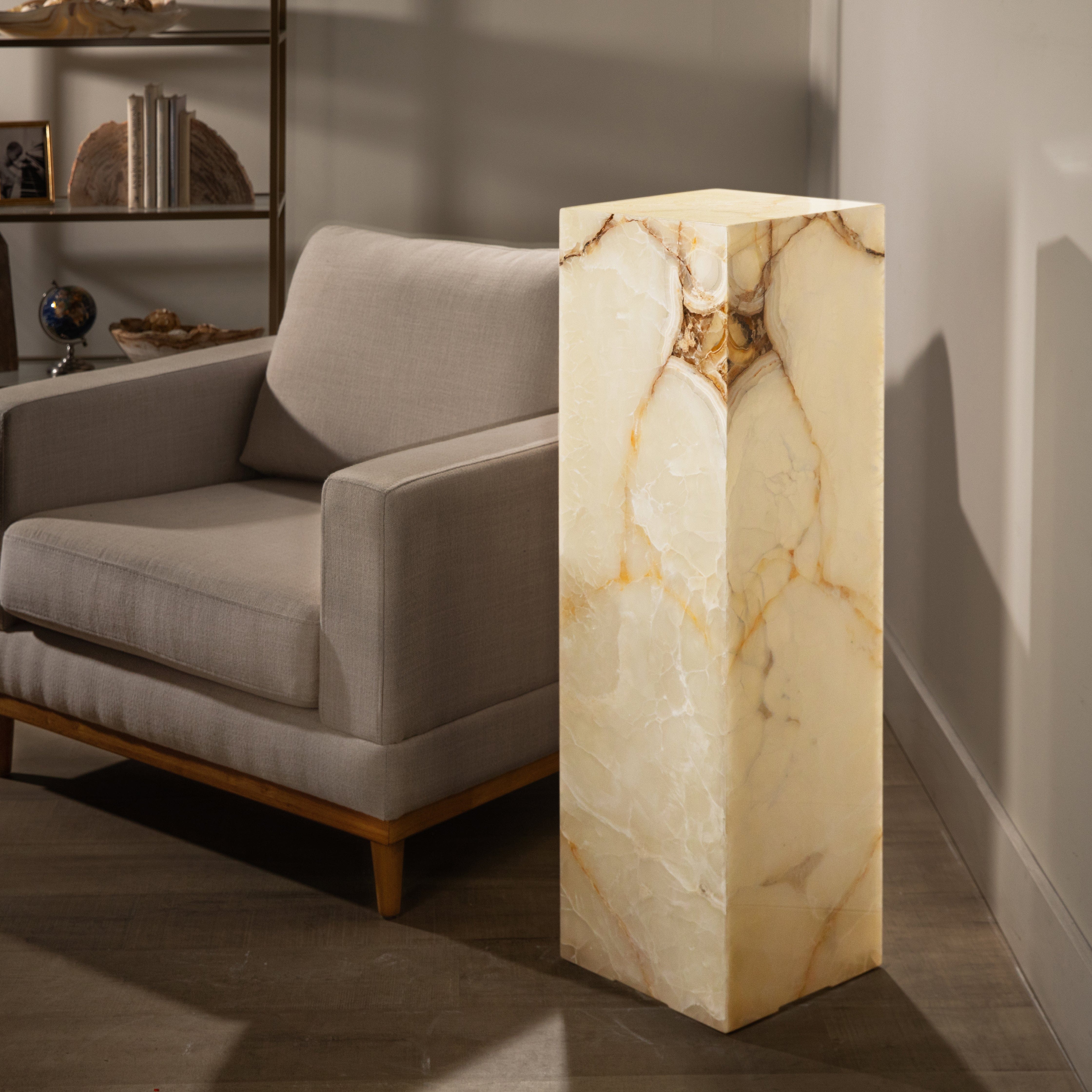 Kalifano Light Towers Nacar Onyx Light Tower - 40 in LT100X30.021