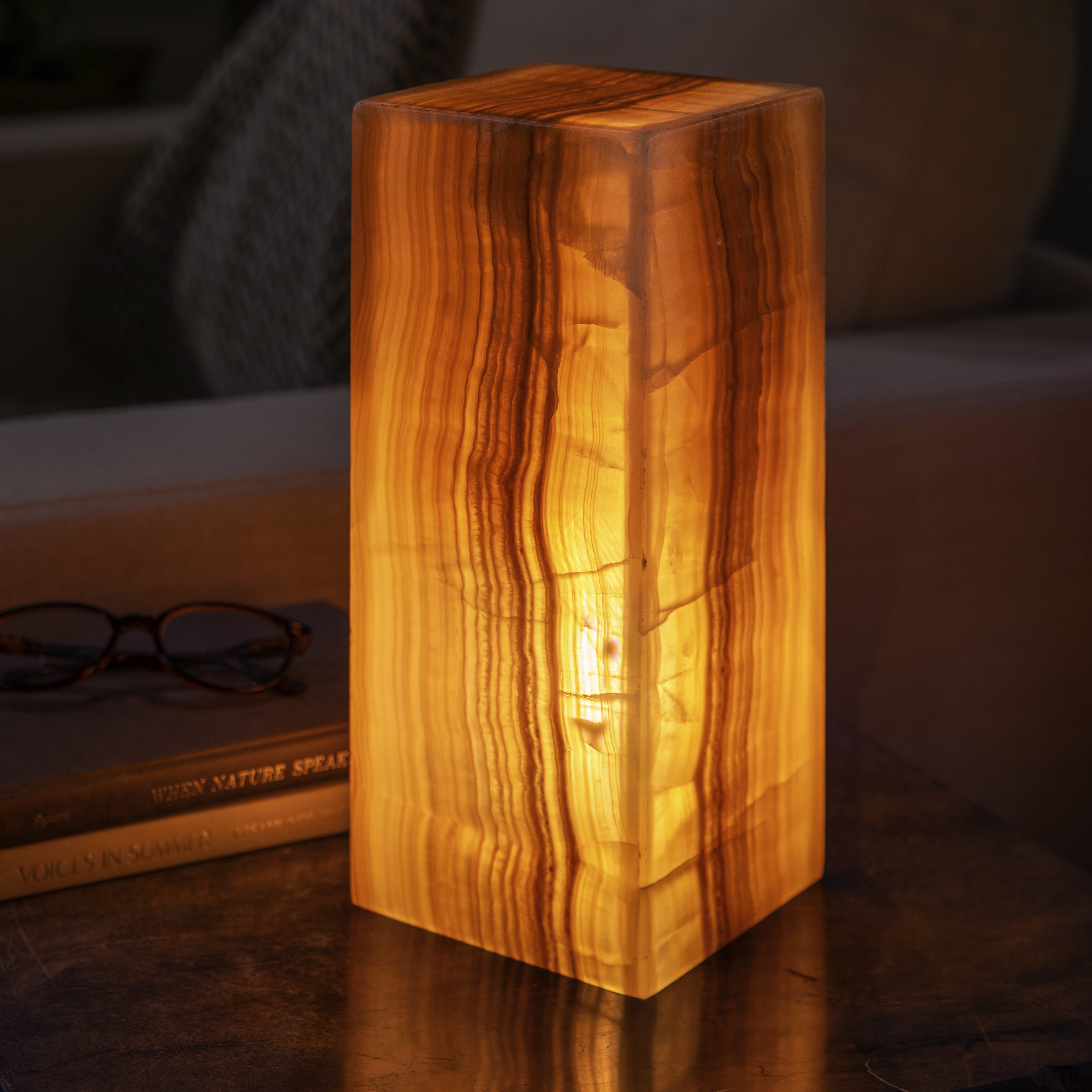 Kalifano Light Towers Onyx Light Tower from Mexico - 12" LT30X12.029
