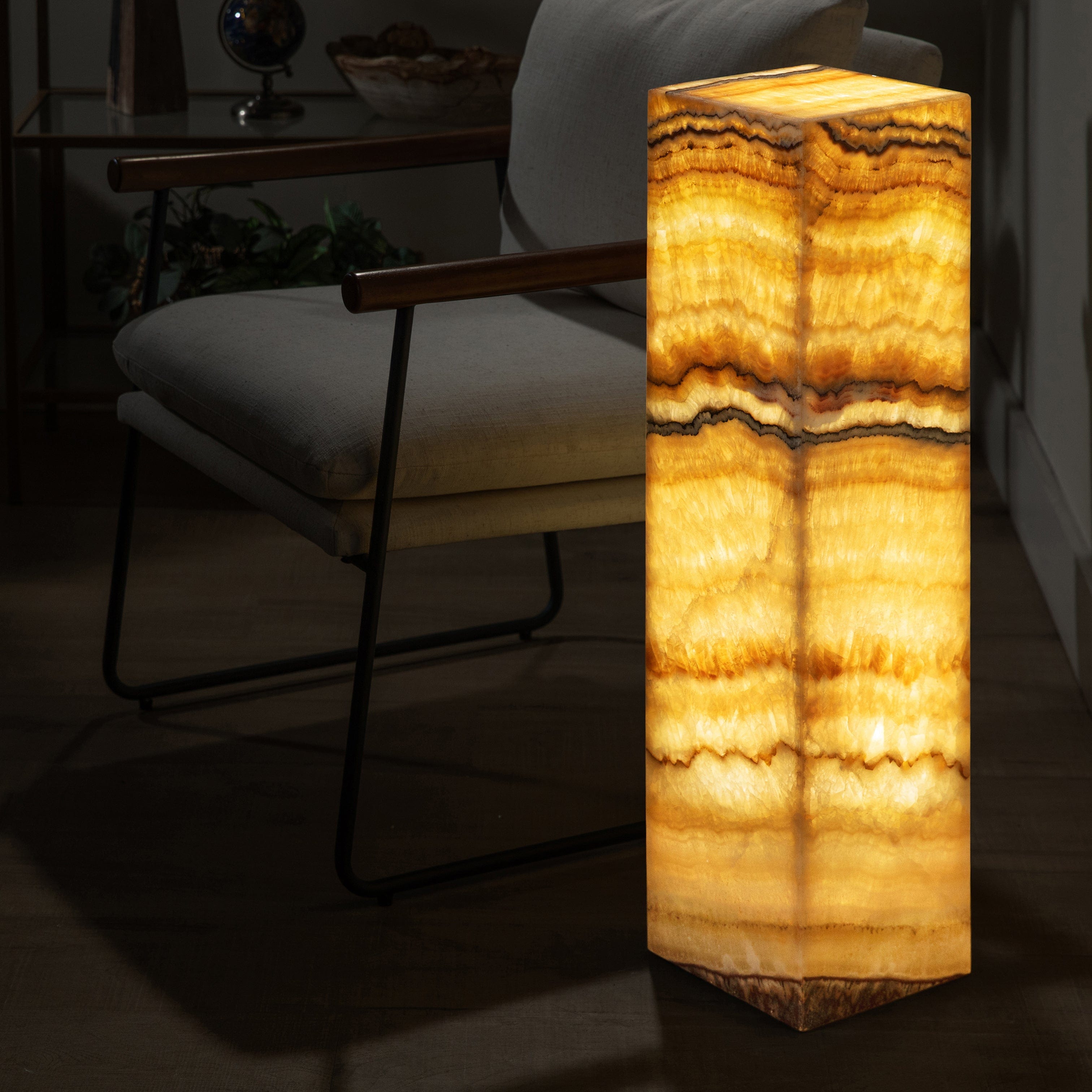 Kalifano Light Towers Rainbow Onyx Light Tower - 32 in LT80X20.016