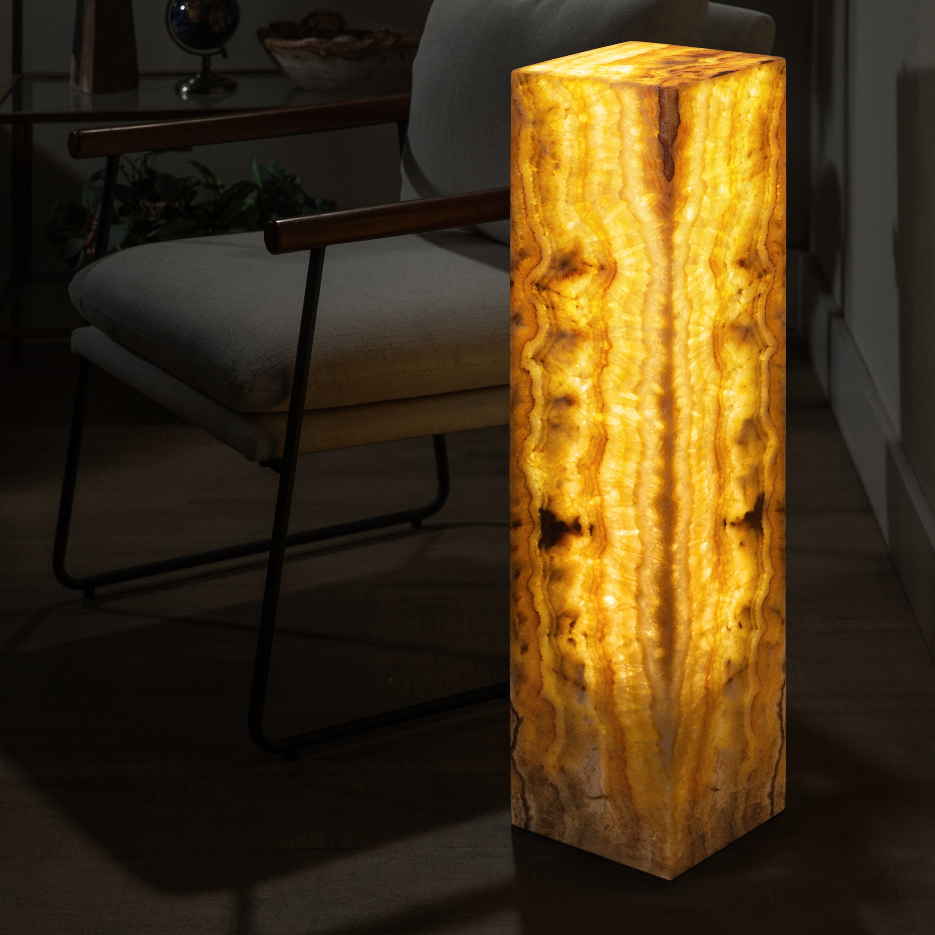 Kalifano Light Towers Rainbow Onyx Light Tower - 32 in LT80X20.017