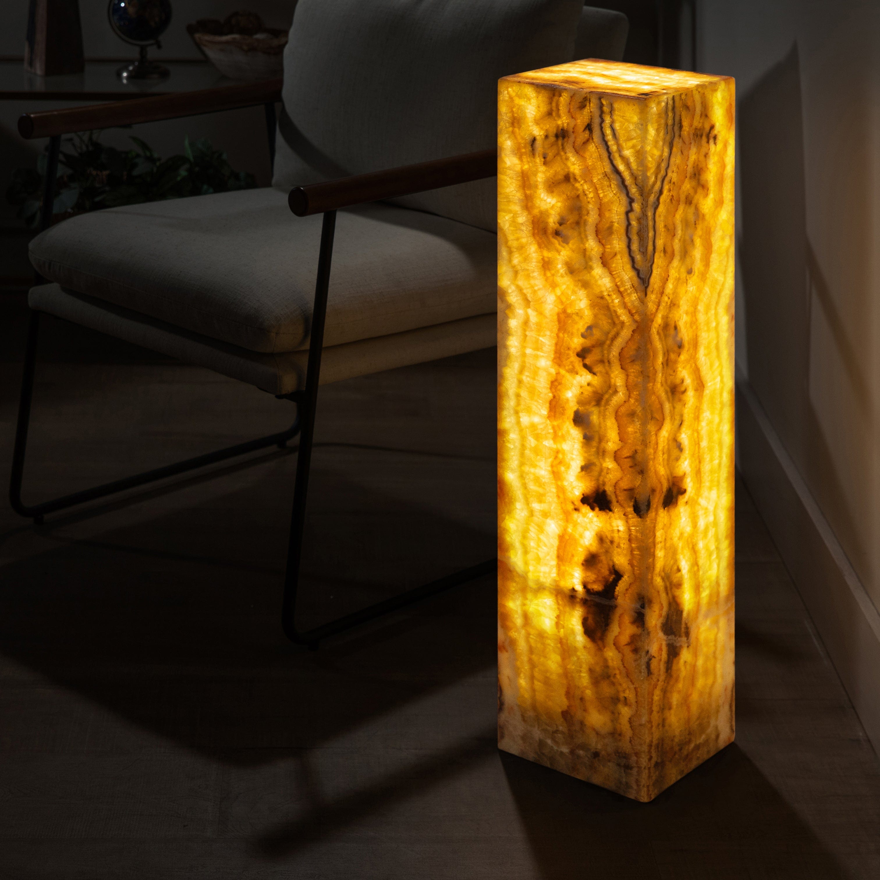 Kalifano Light Towers Rainbow Onyx Light Tower - 32 in LT80X20.018