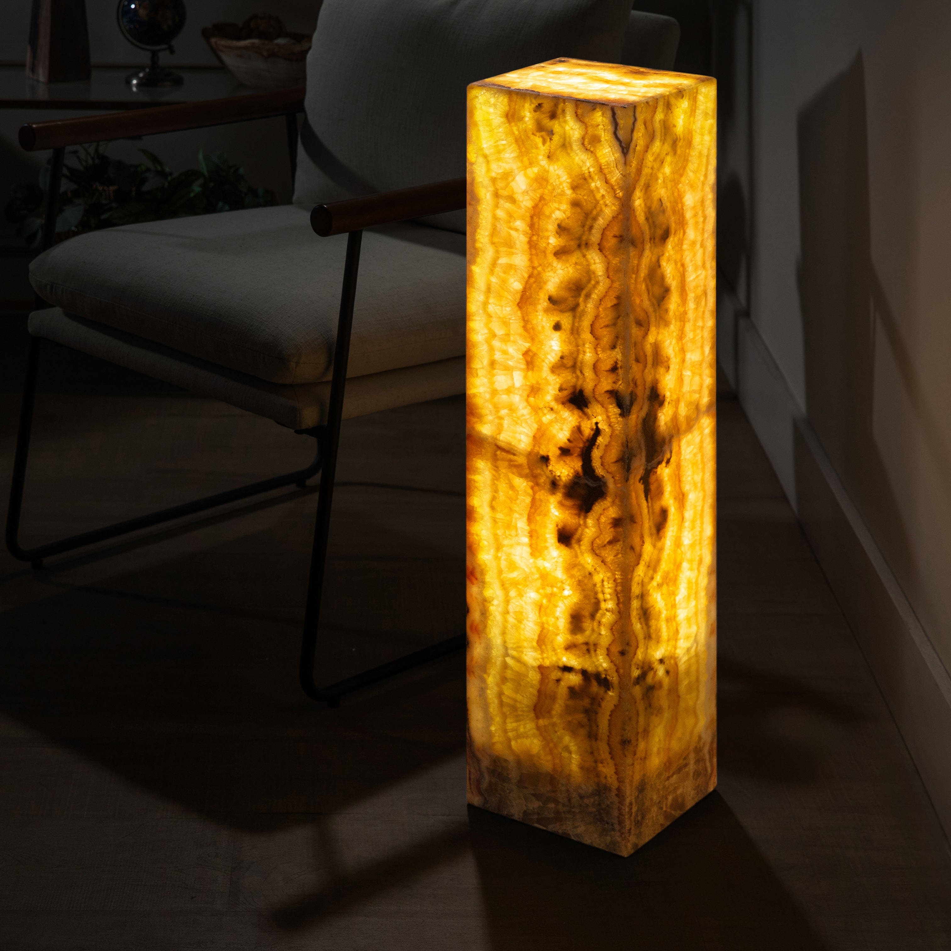 Kalifano Light Towers Rainbow Onyx Light Tower - 32 in LT80X20.018