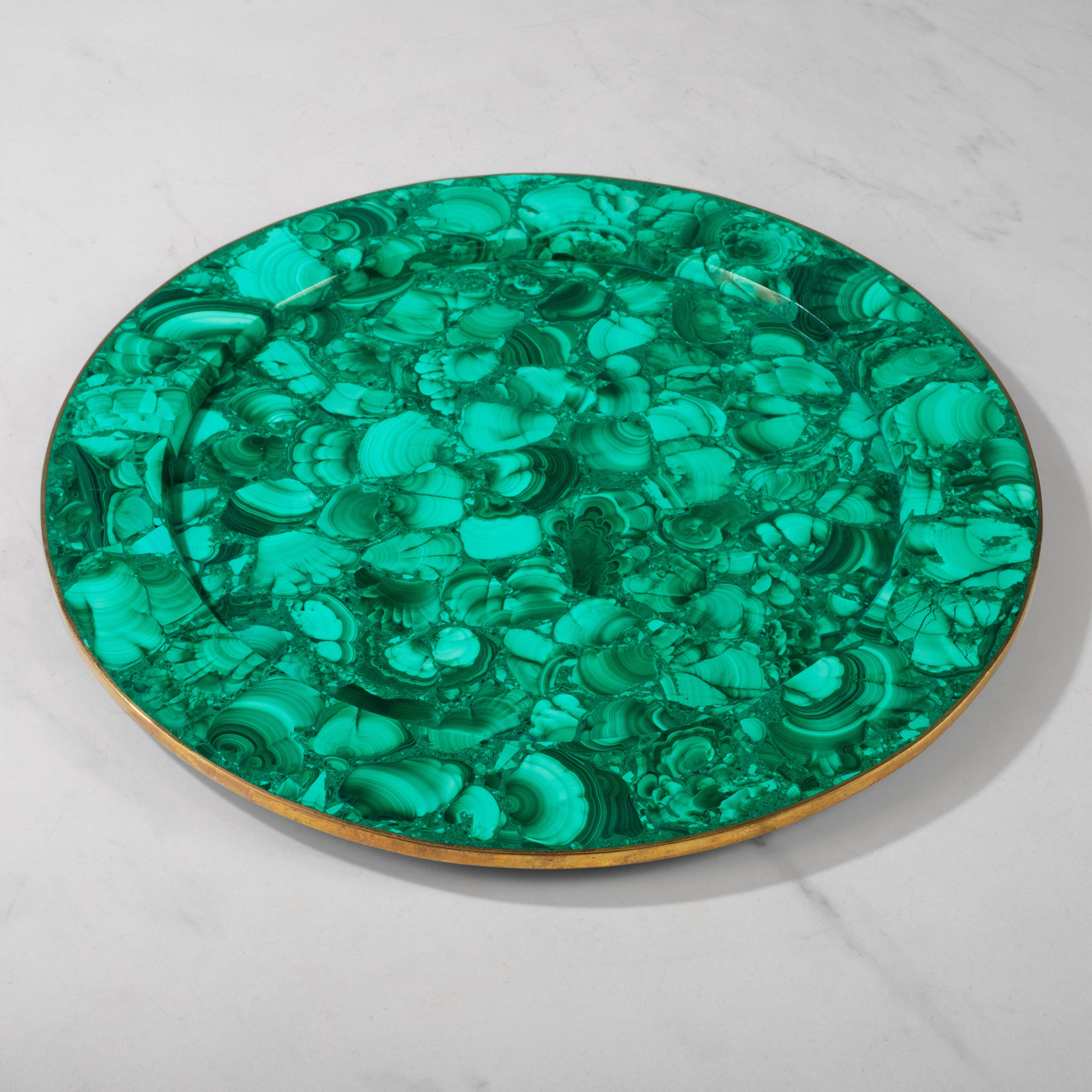 Kalifano Malachite Malachite Plate from Congo - 12.75" MA7800.002