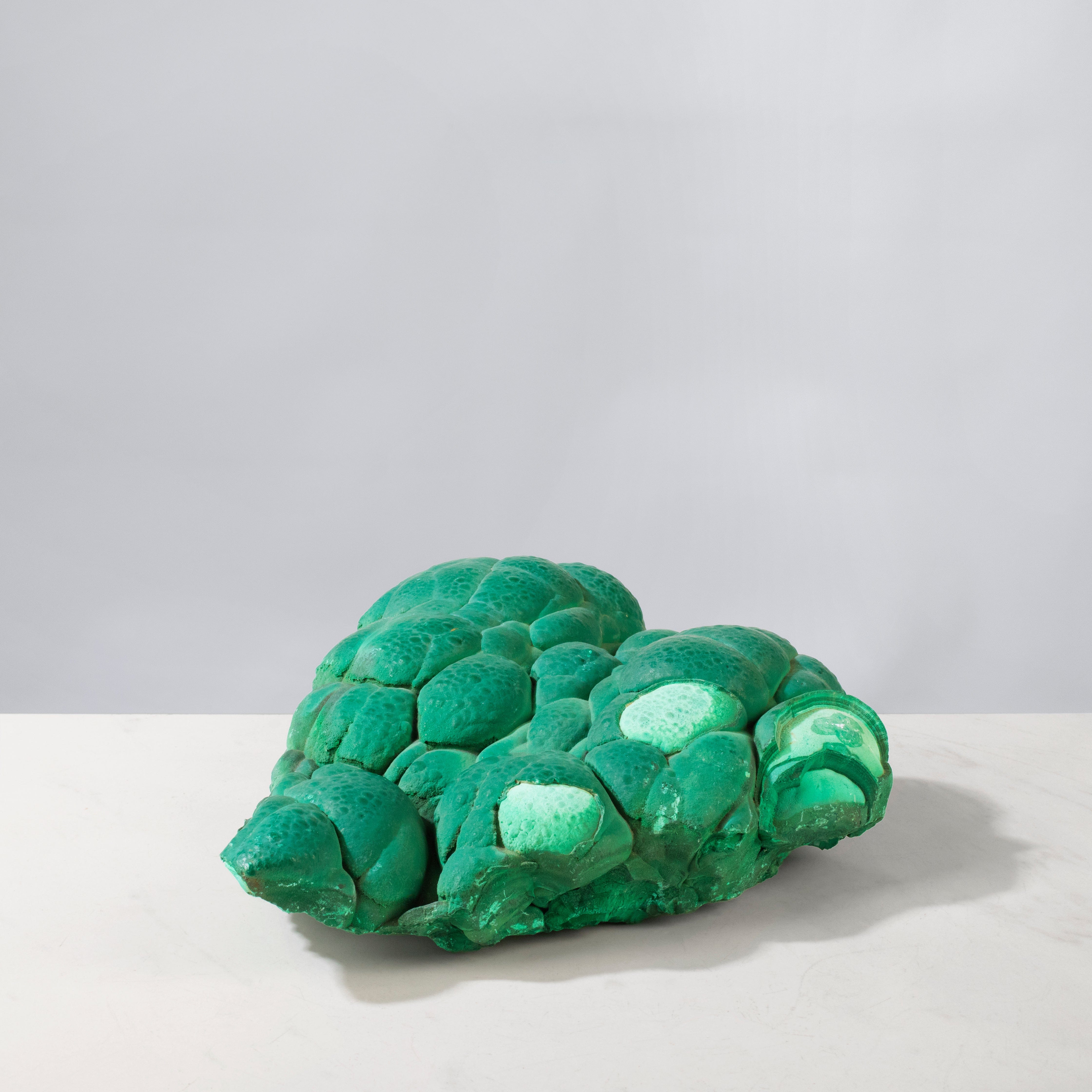 Kalifano Malachite Natural Malachite Freeform Specimen from Congo - 12" / 14.8 lbs MA8900.002