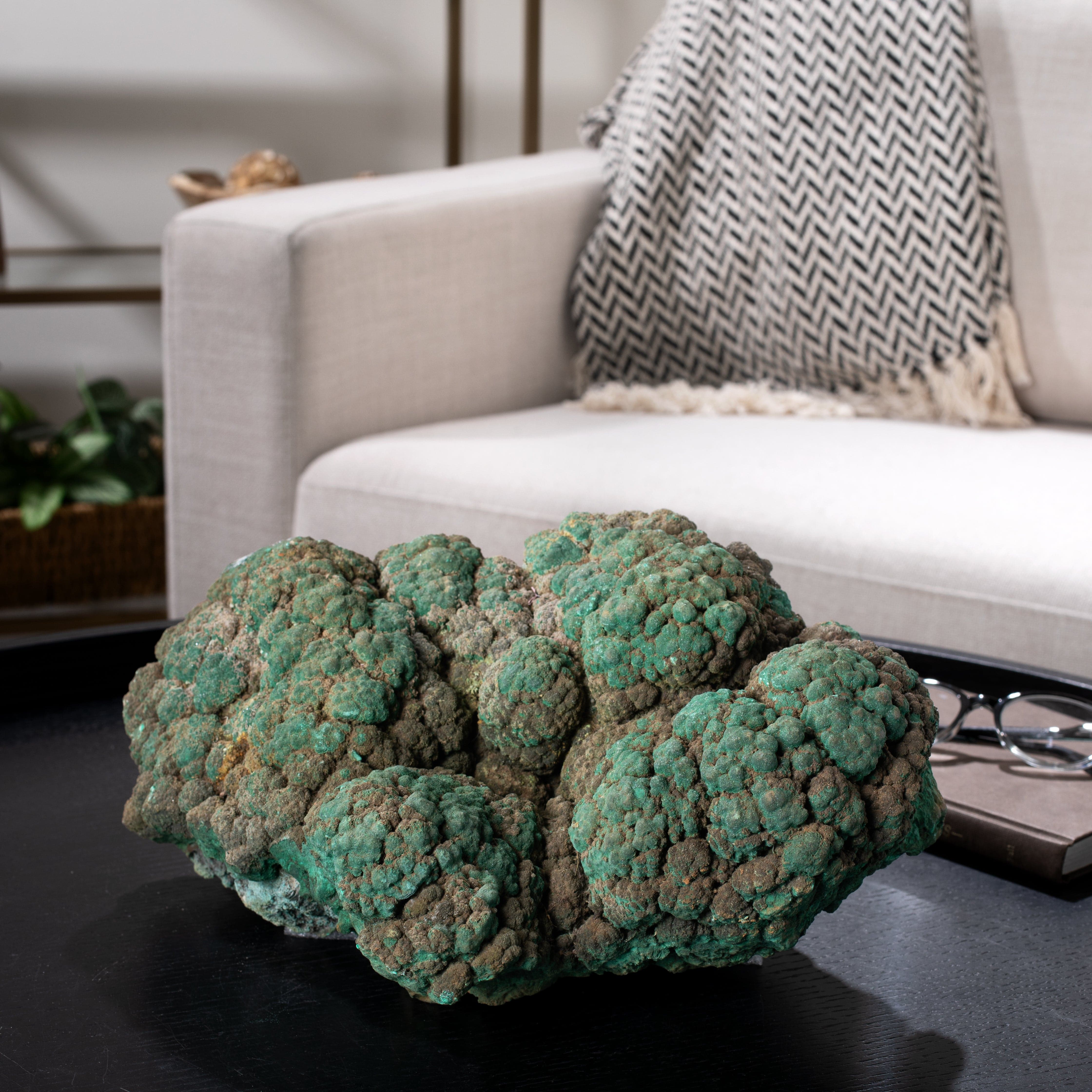 Kalifano Malachite Natural Malachite Freeform Specimen from Congo - 14" / 29.5 lbs MA19200.003