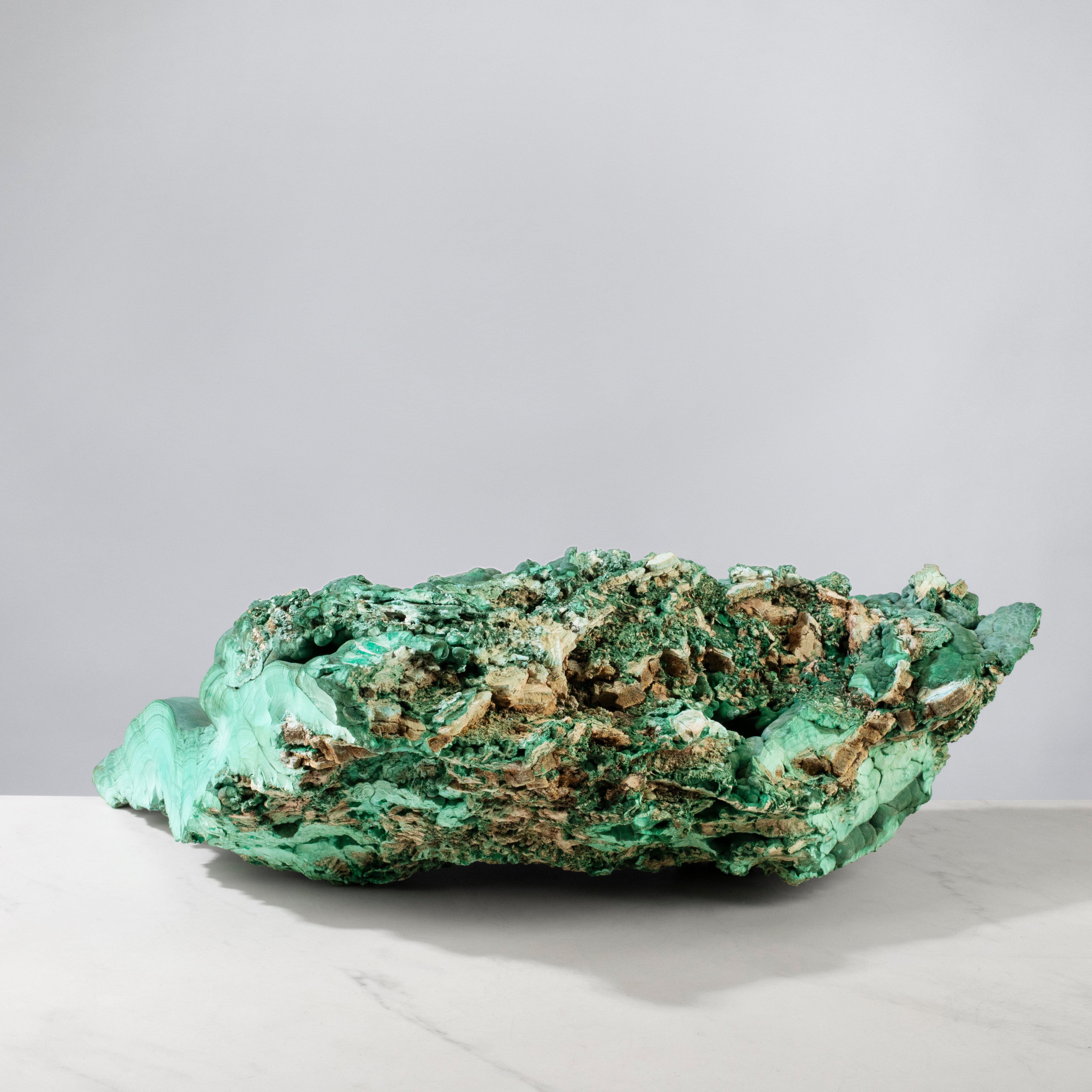 Kalifano Malachite Natural Malachite Freeform Specimen from Congo - 21" / 55 lbs MA48000.001