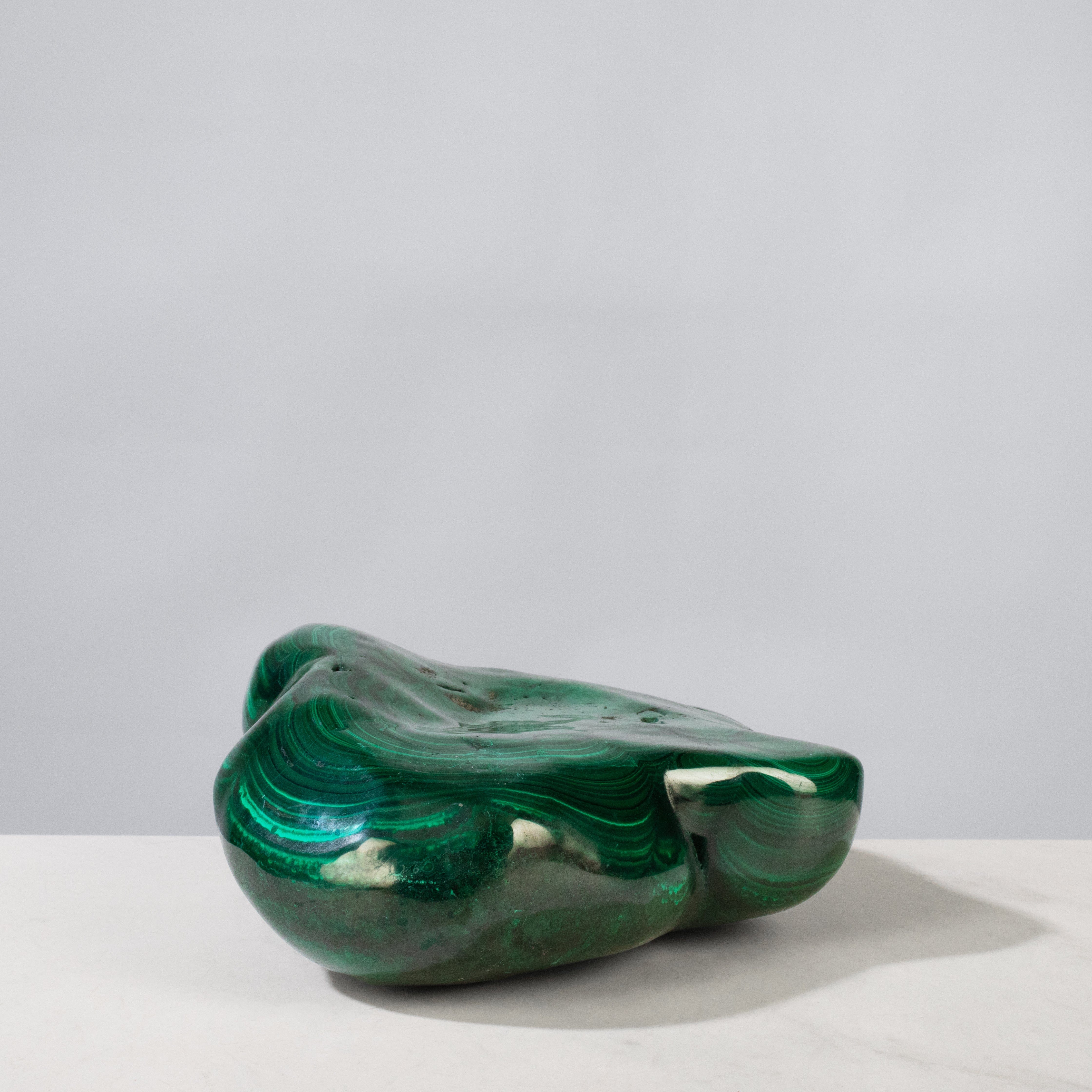 Kalifano Malachite Natural Malachite Polished Freeform Specimen from Congo - 6" / 2,088 g MA1600.006