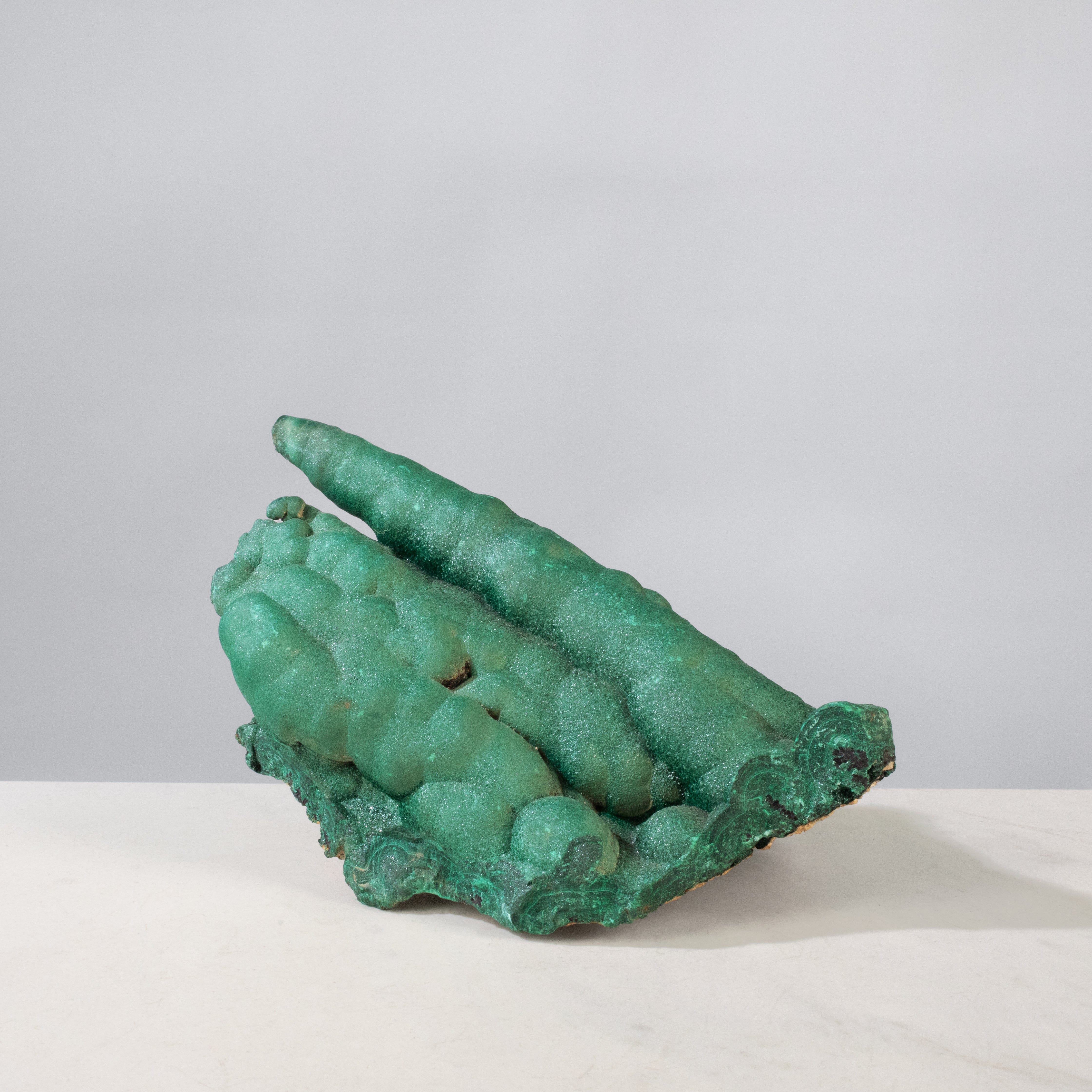 Kalifano Malachite Natural Malachite Polished Freeform Specimen from Congo- 6.5" / 1,294 g MA3200.004