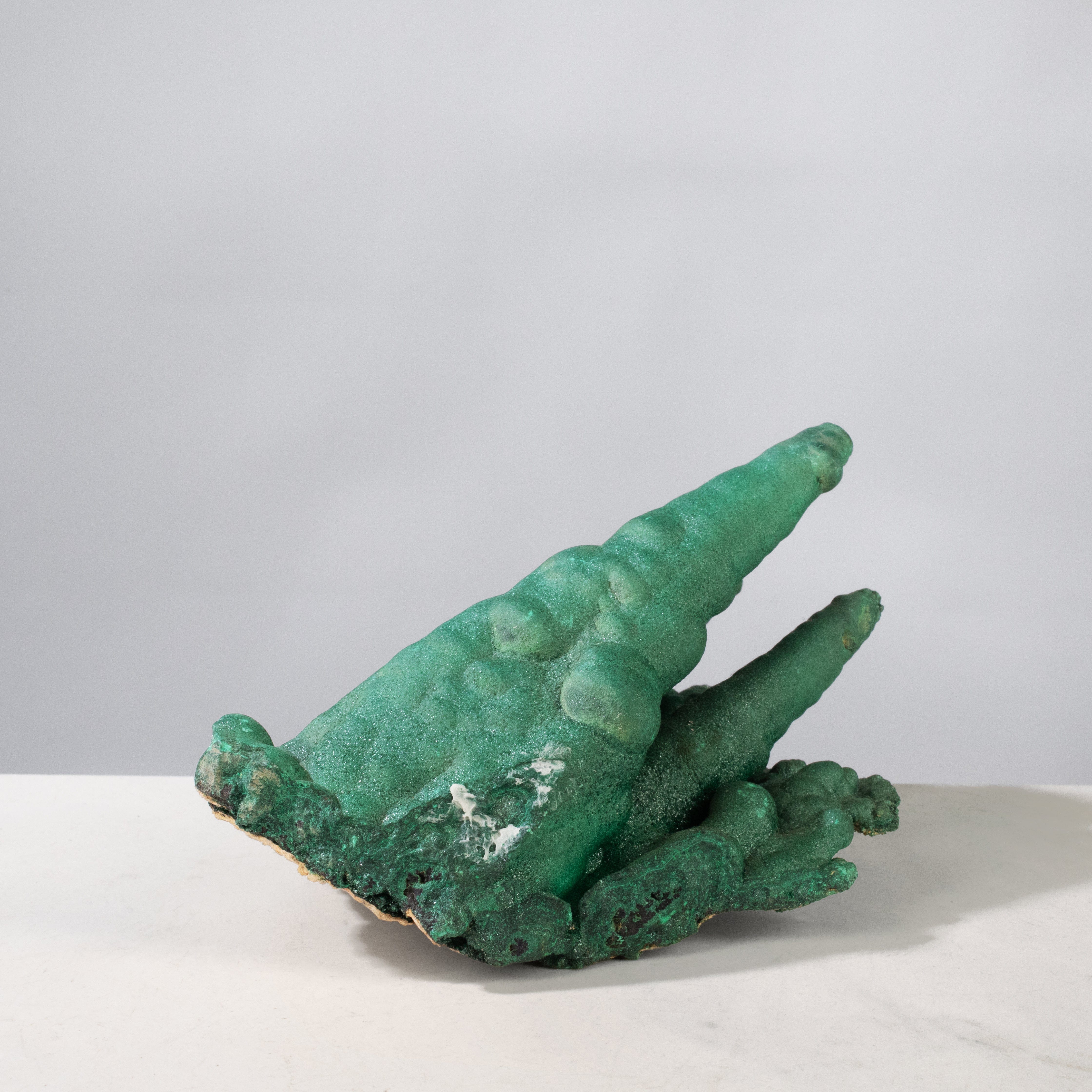 Kalifano Malachite Natural Malachite Polished Freeform Specimen from Congo- 6.5" / 1,294 g MA3200.004