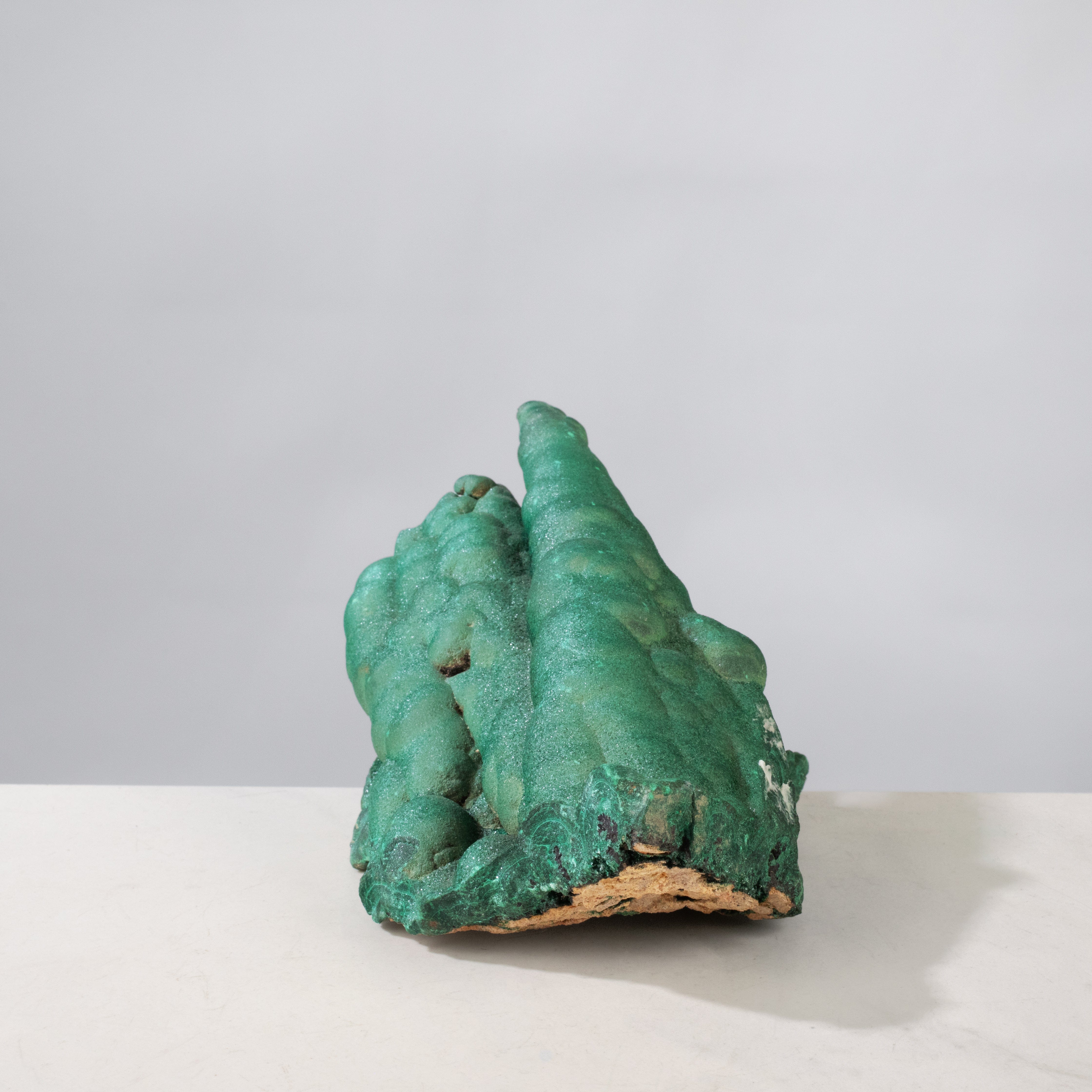 Kalifano Malachite Natural Malachite Polished Freeform Specimen from Congo- 6.5" / 1,294 g MA3200.004