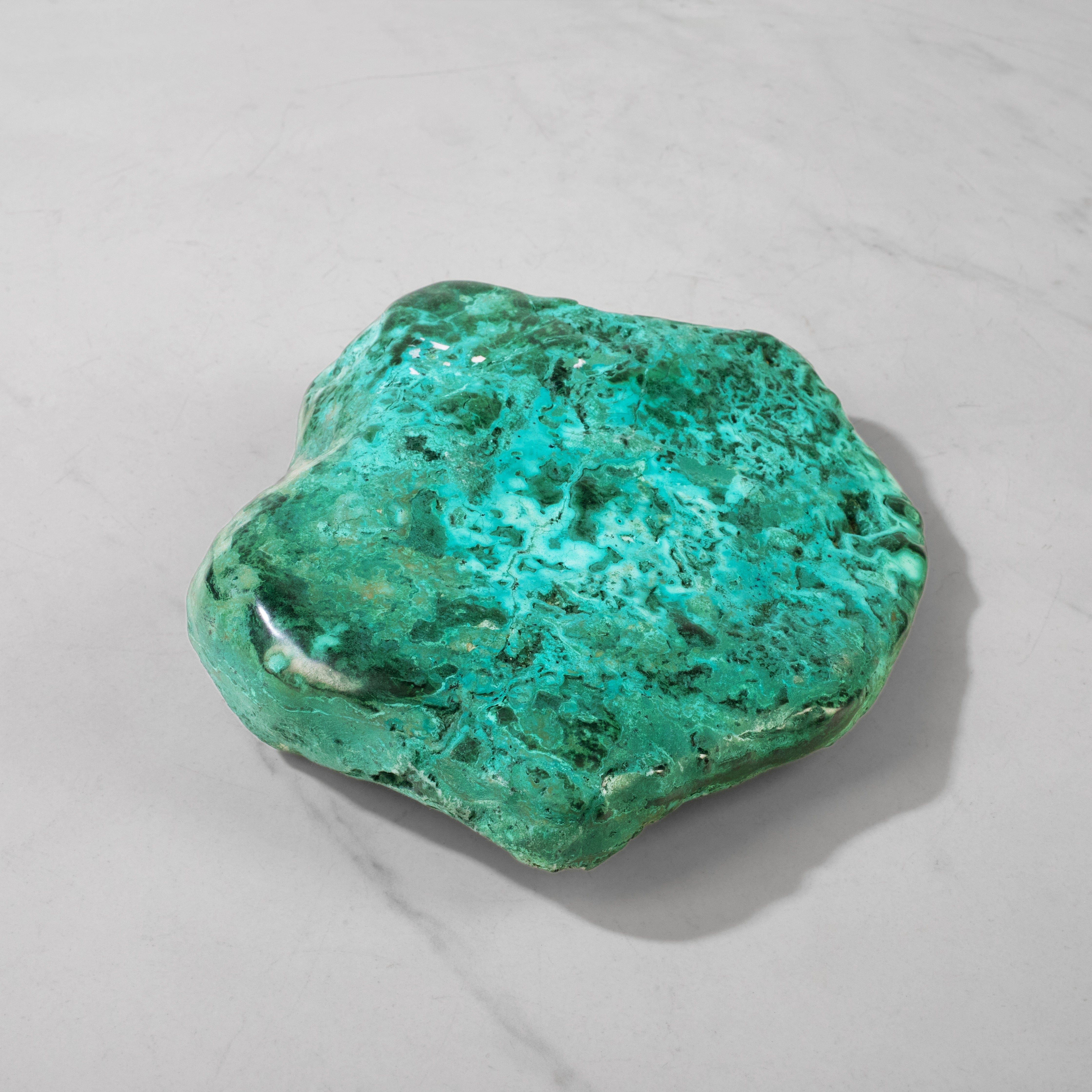 Kalifano Malachite Natural Malachite Polished Freeform Specimen from Congo - 7" / 1,044 g MA2000.006