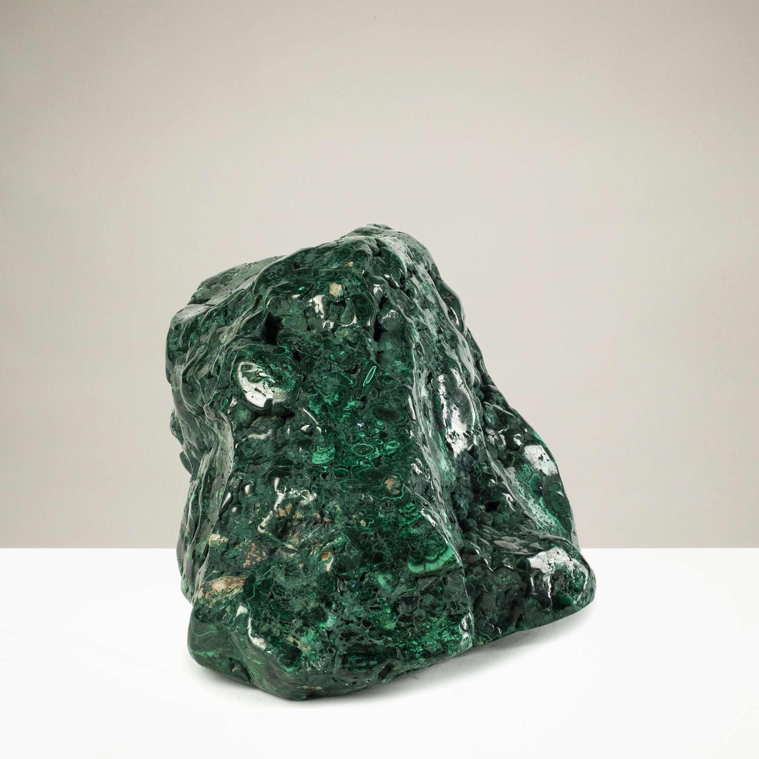 Kalifano Malachite Rare Natural Green Malachite Polished Freeform Specimen from Congo - 15.3 kg / 33.7 lbs MA9700.001