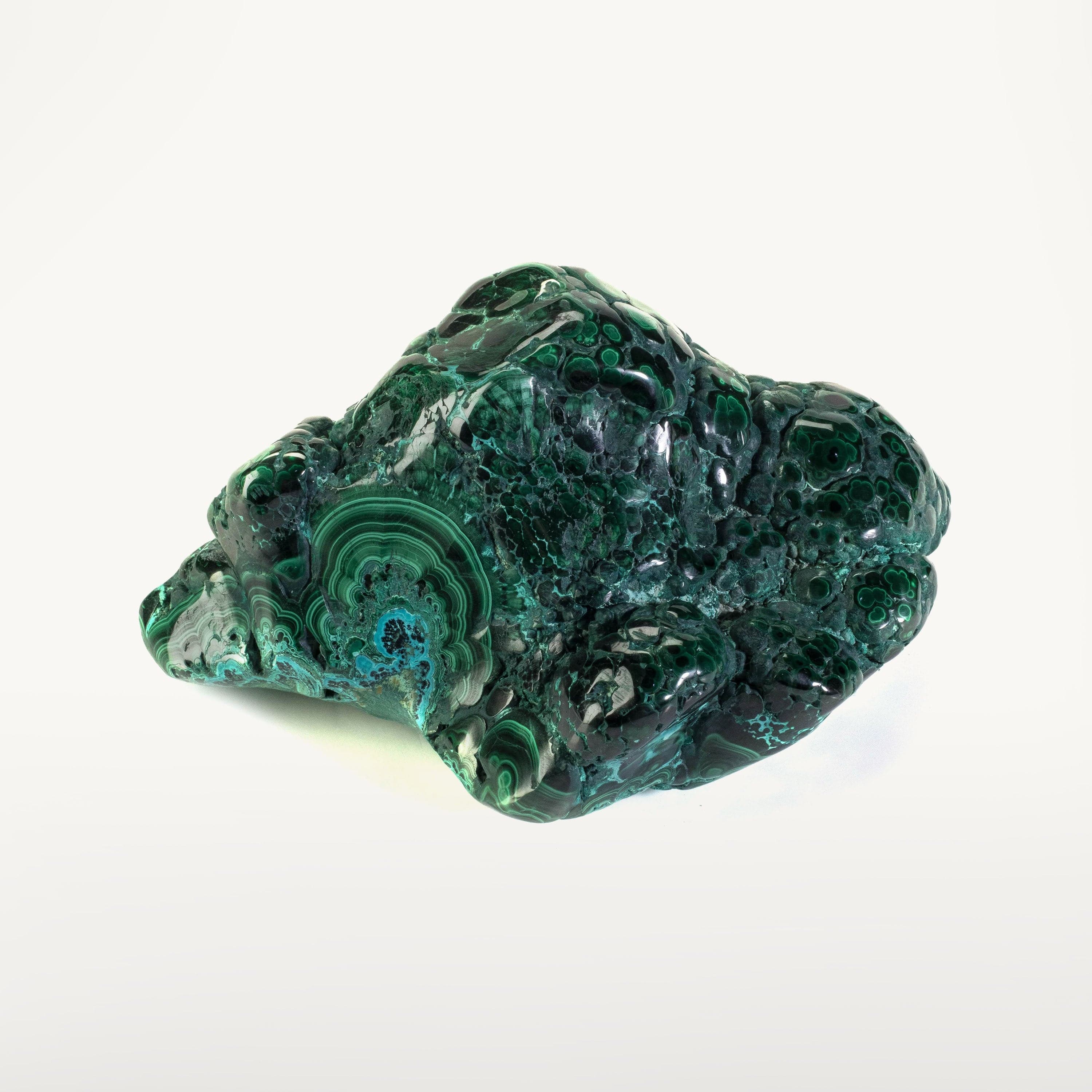 Kalifano Malachite Rare Natural Green Malachite with Blue Chrysocolla Freeform Specimen from Congo - 2.9 kg / 6.4 lbs MAC2800.001