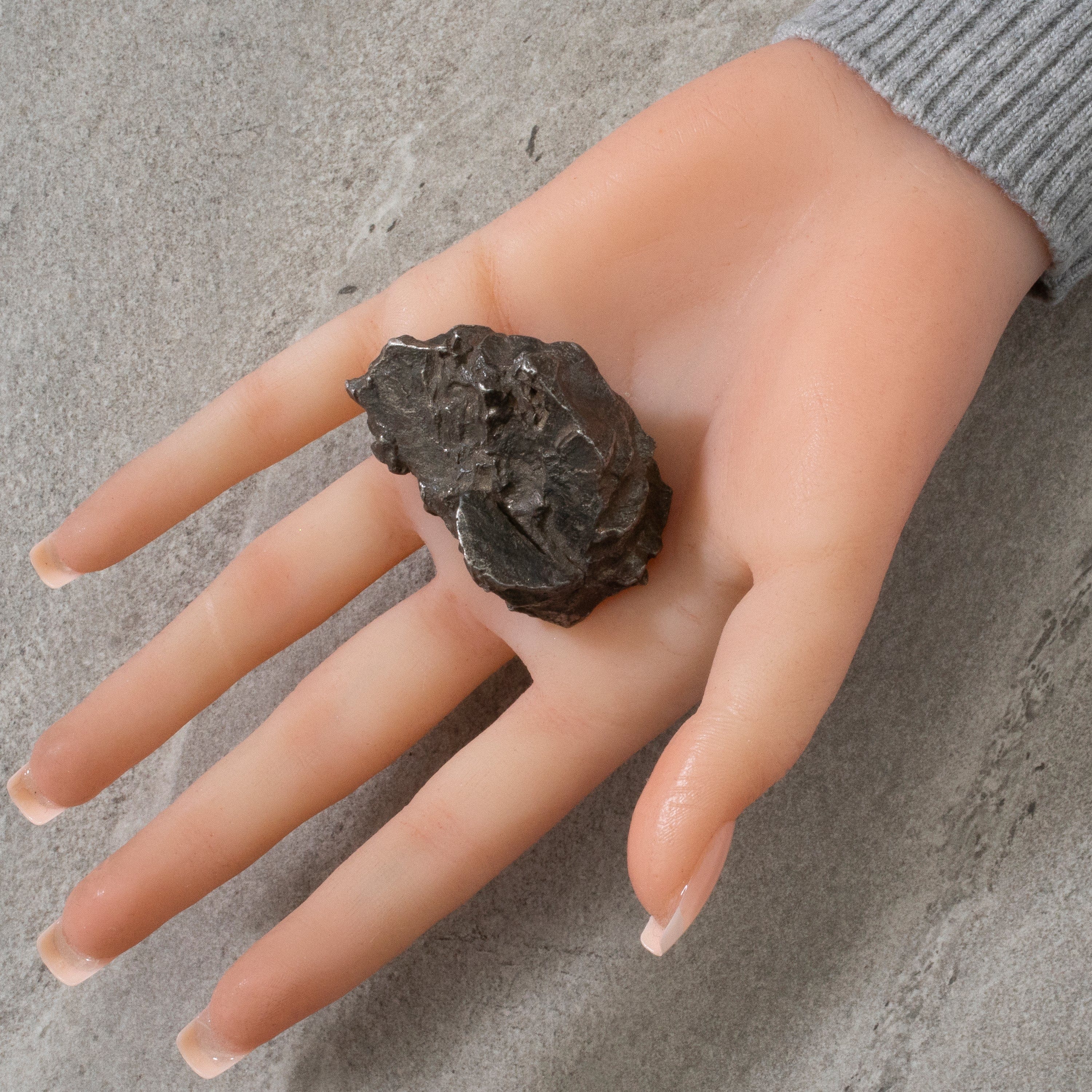 Kalifano Meteorites Natural Sikhote-Alin Meteorite from Russia- 2.1" / 113 grams MTS2500.003