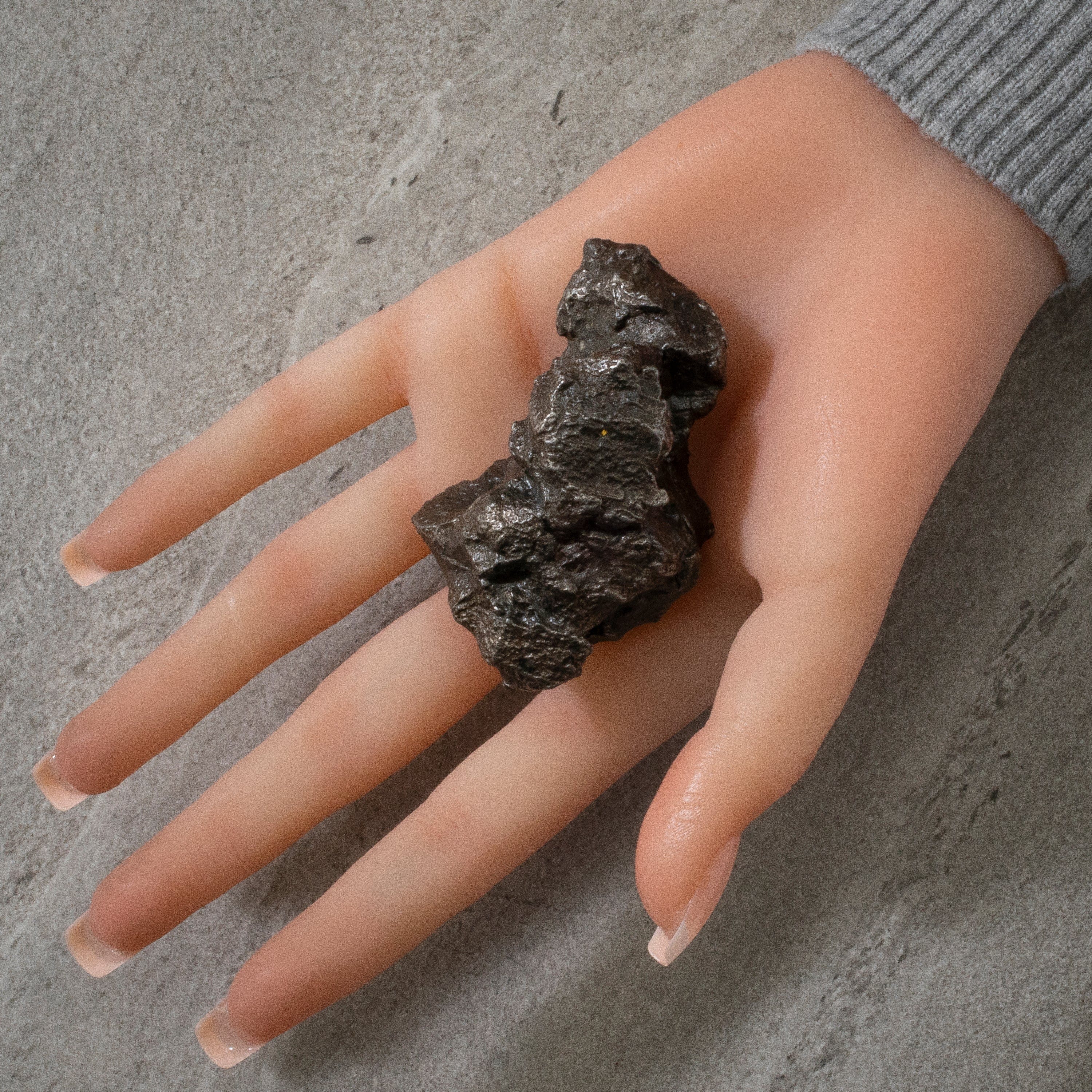Kalifano Meteorites Natural Sikhote-Alin Meteorite from Russia- 2.6" / 219 grams MTS4900.001