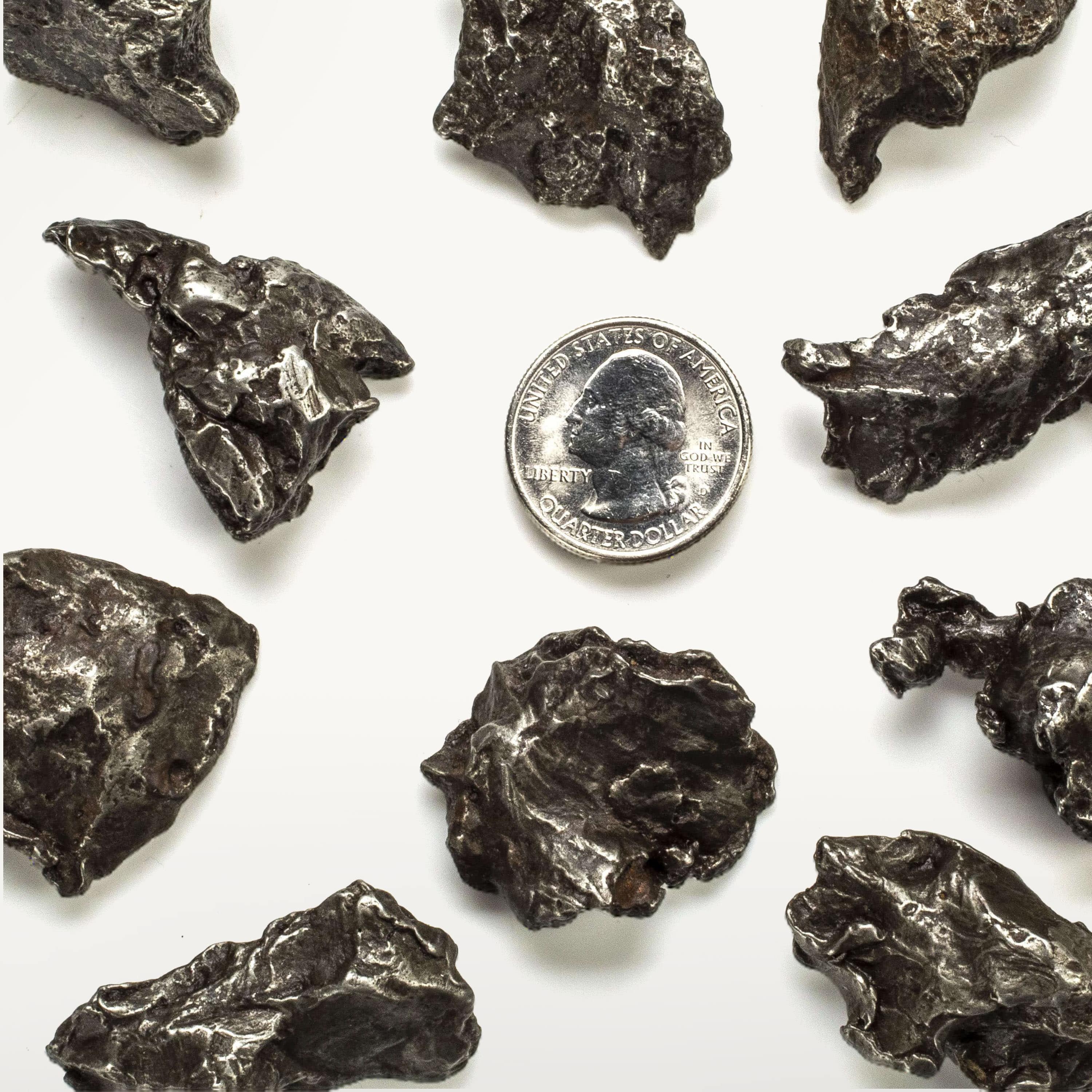 Kalifano Meteorites Natural Sikhote-Alin Meteorite from Russia: 27-34.9 grams MTS600