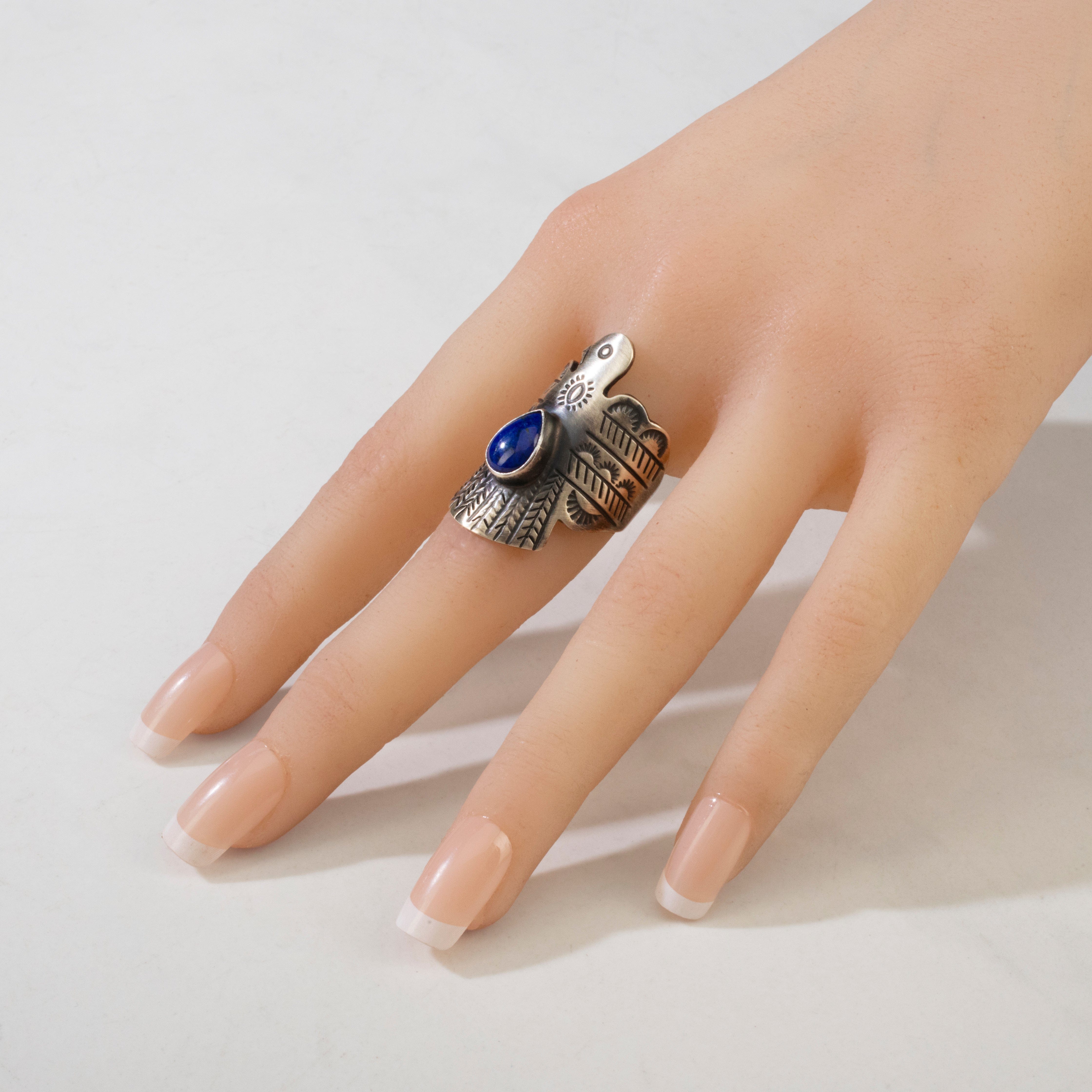 KALIFANO | Raymond Coriz Lapis USA Native Made 925 Silver Ring