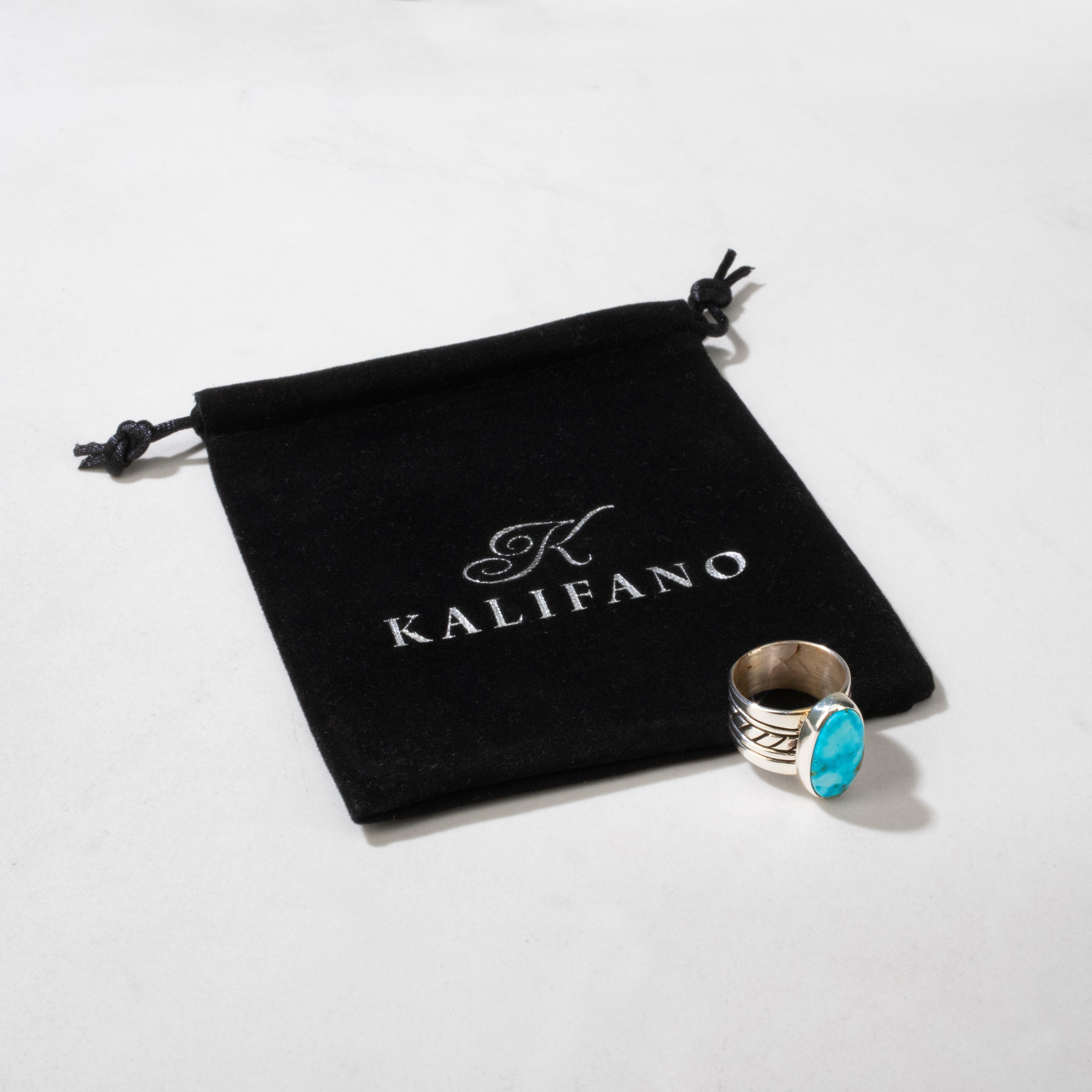 KALIFANO | Raymond Coriz Kingman Turquoise USA Native Made 925