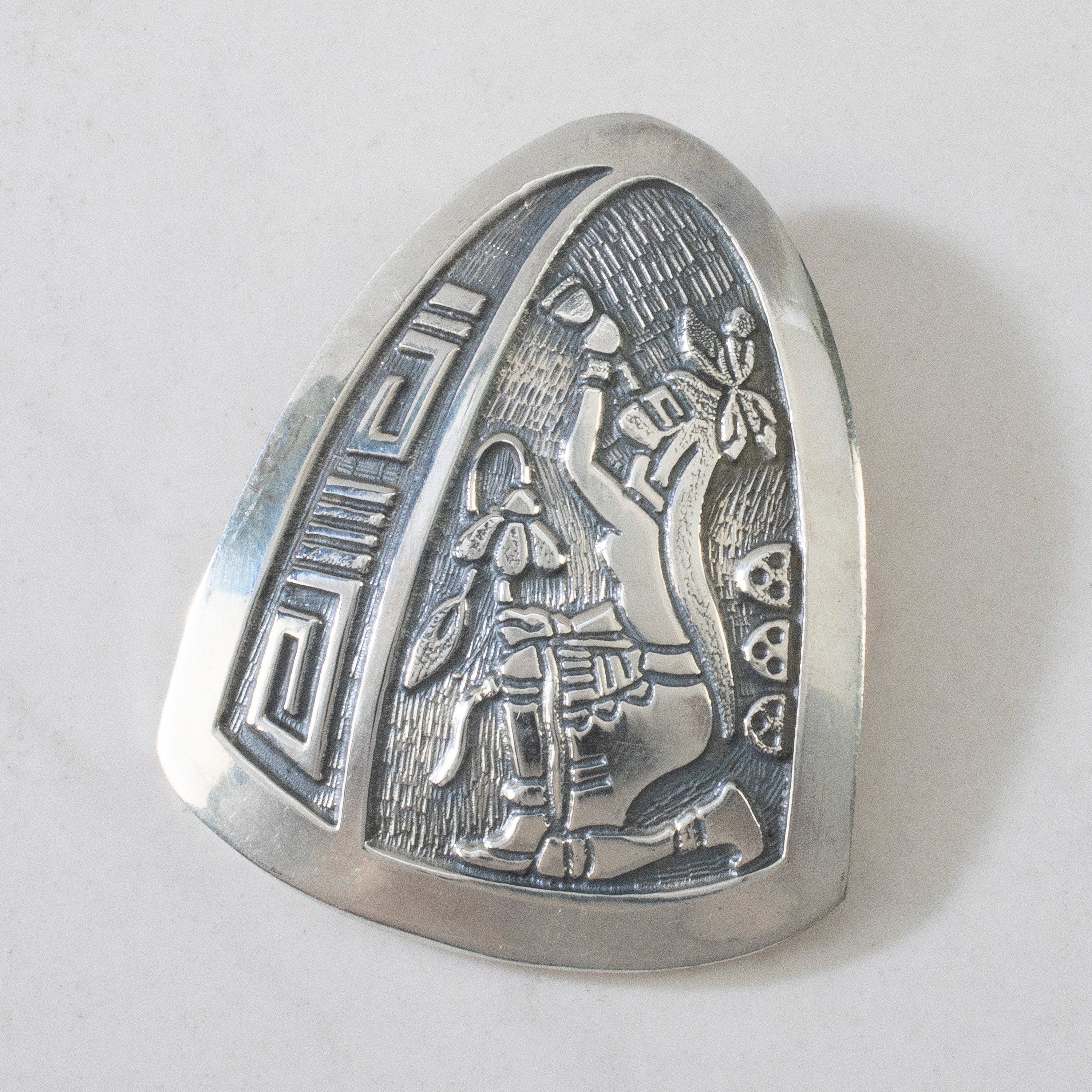 Kalifano Native American Jewelry Hopi USA Native American Made 925 Sterling Silver Pendant NAN1800.028