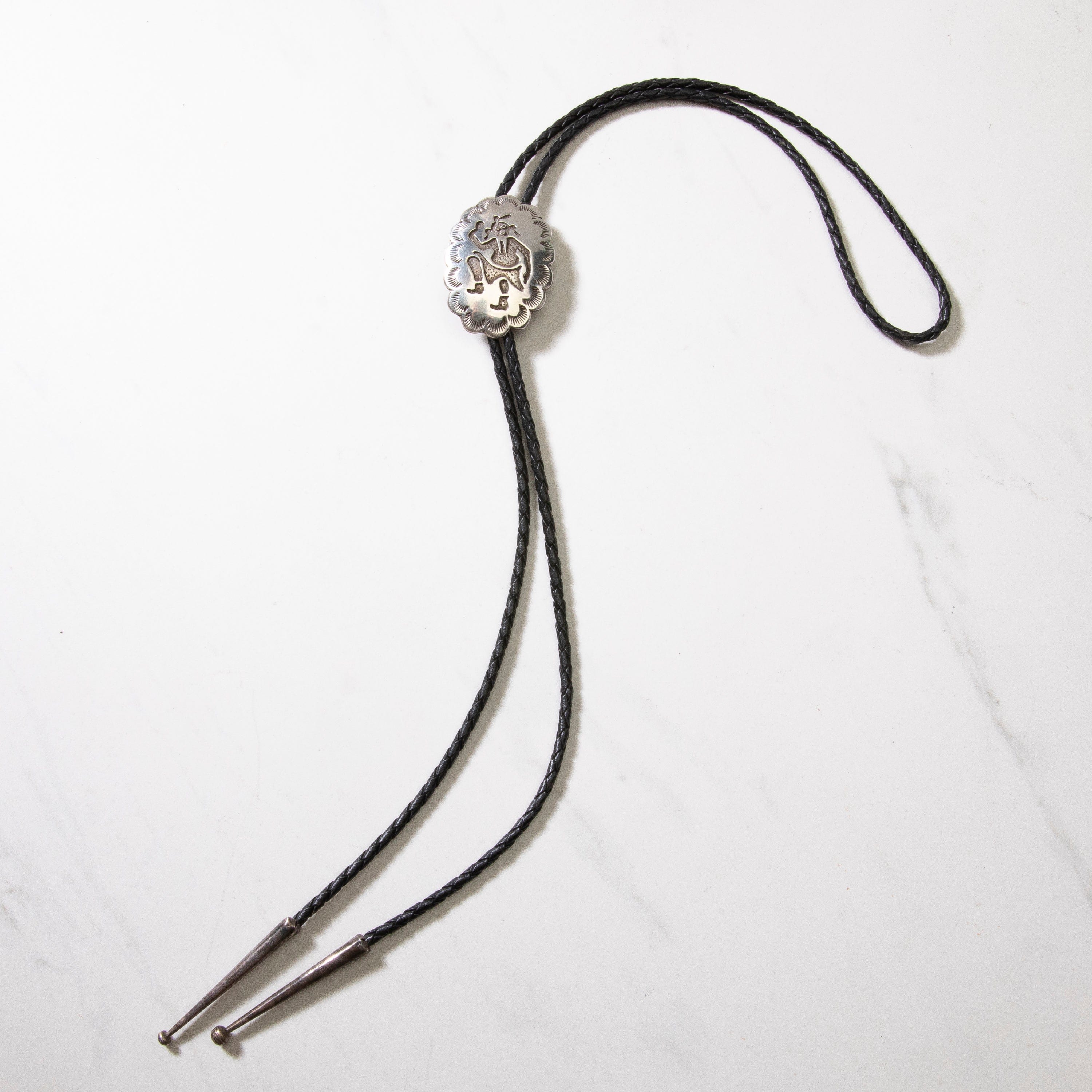 Native American Made Sterling Bolo on sale Tie