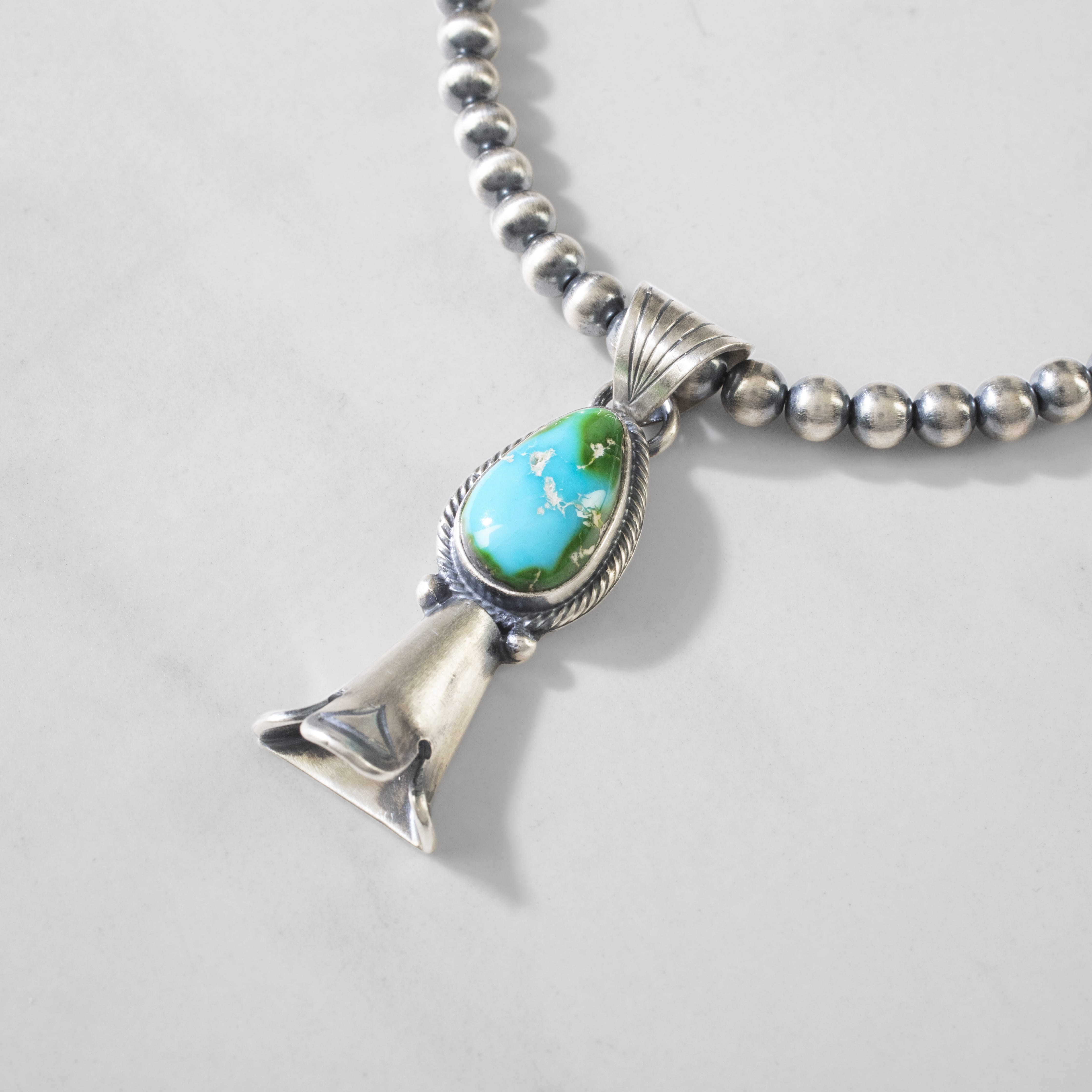 KALIFANO | Verley Betone Kingman Turquoise Navajo Pearl USA Made