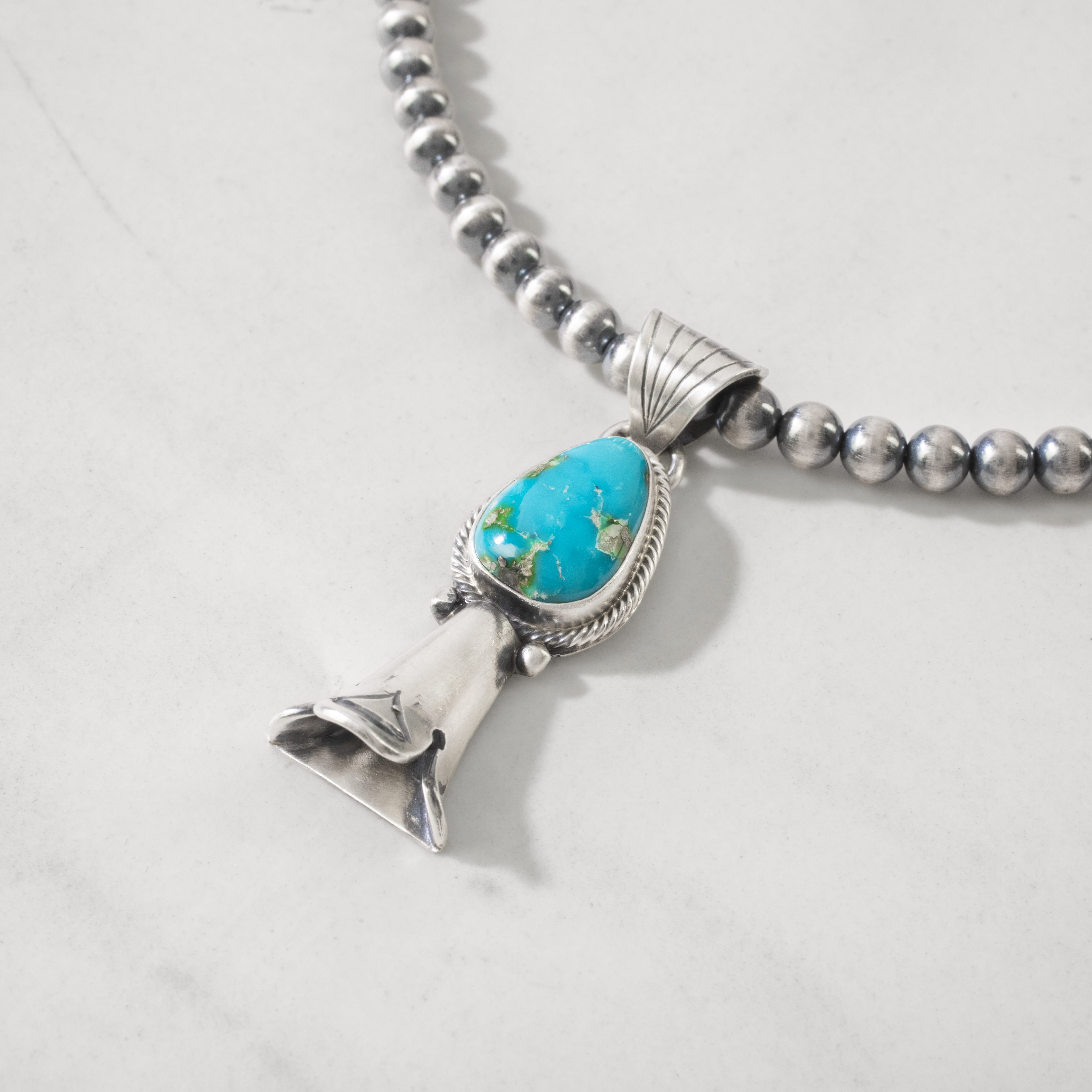 KALIFANO | Verley Betone Kingman Turquoise Navajo Pearl USA Made