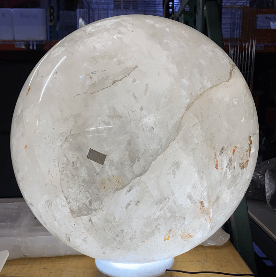 Kalifano One of a kind Quartz Sphere with Chloride - Brazil 73 kg, 161 lbs SQ36000.001