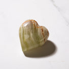 Pakistan Green Onyx Heart Carving - 1.5