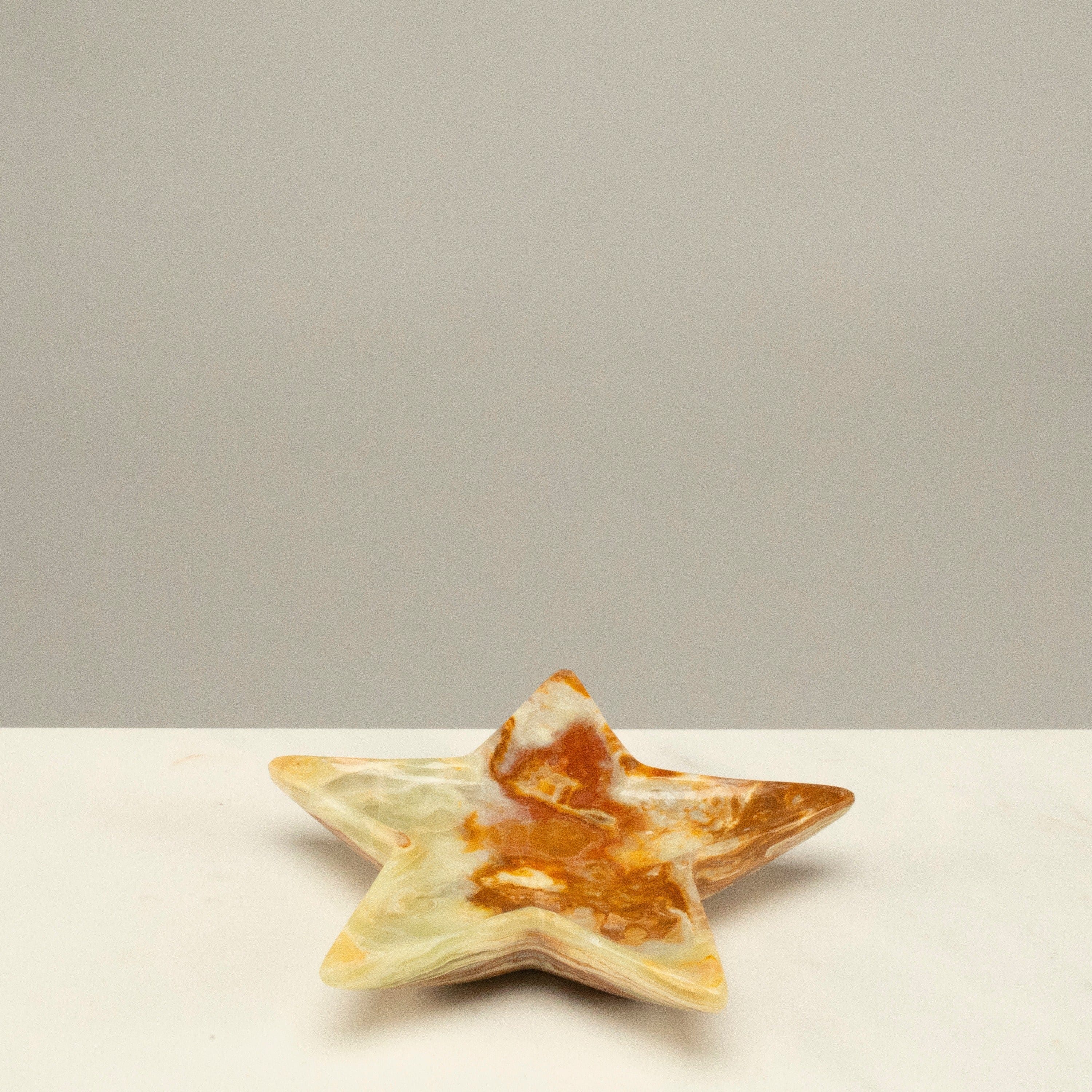 KALIFANO Pakistan Onyx Pakistan Green Onyx Star Tray PON-SB5