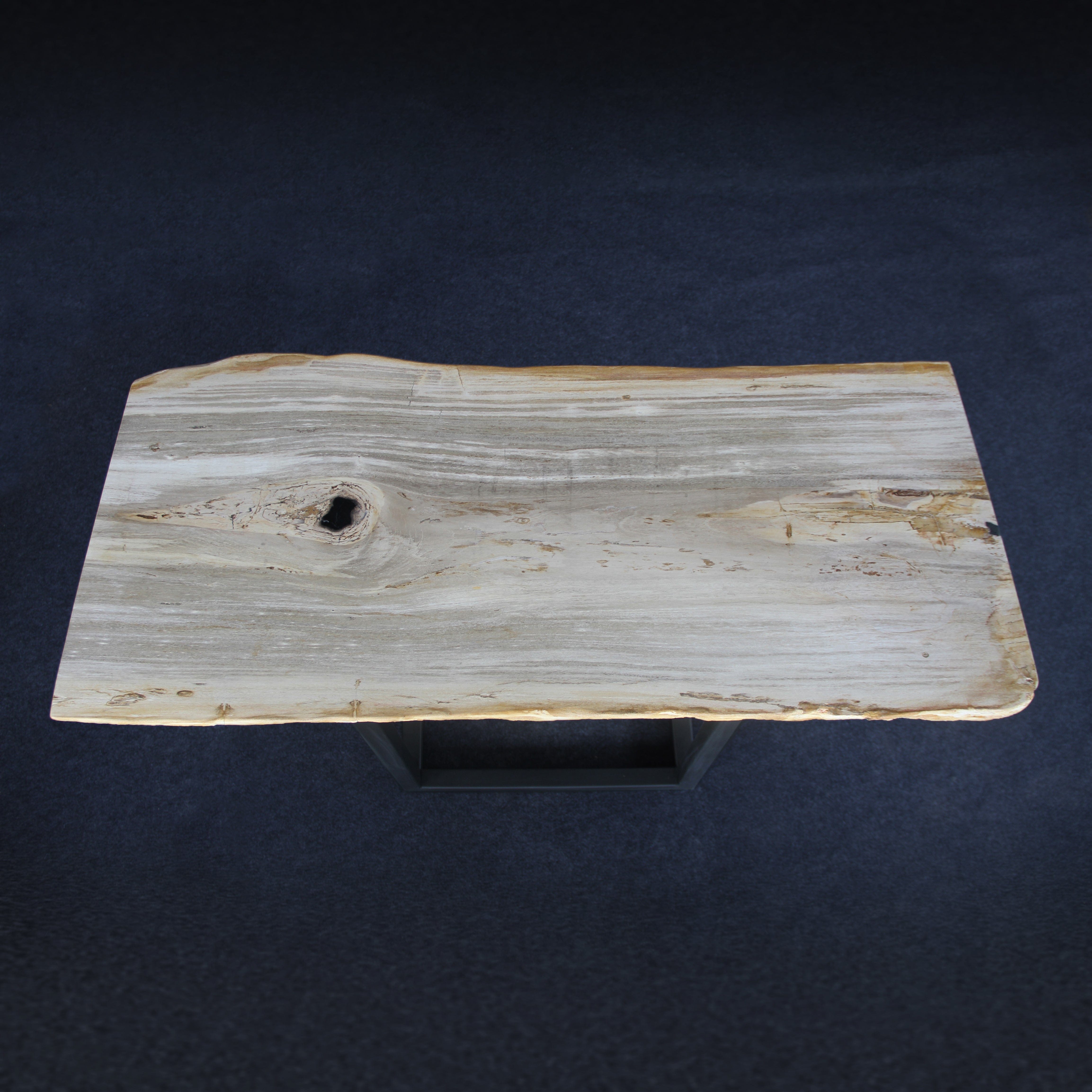 Kalifano Petrified Wood Petrified Wood Console Table 44" / 104 lbs PWR5400.005