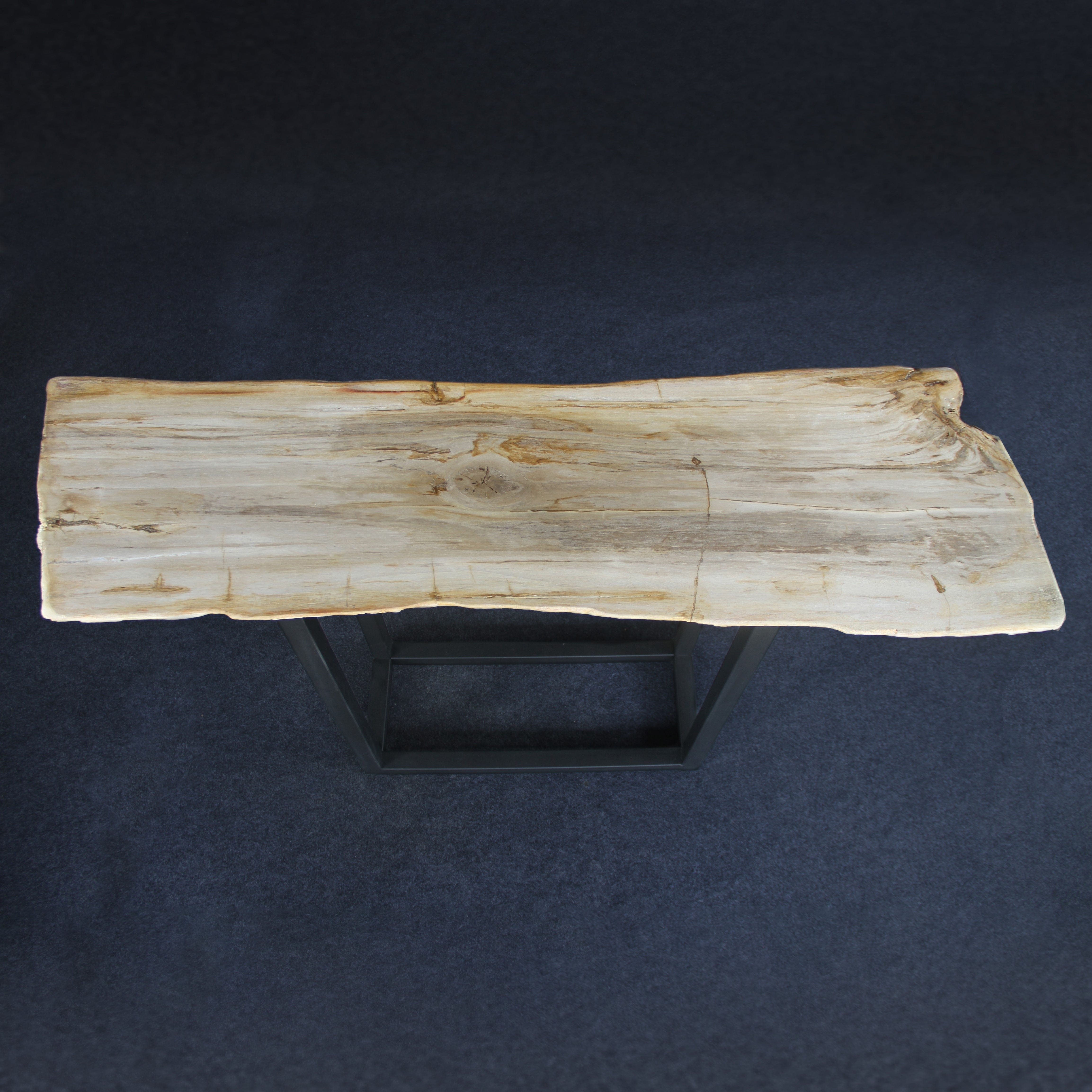 Kalifano Petrified Wood Petrified Wood Console Table 53" / 86 lbs PWR4400.007