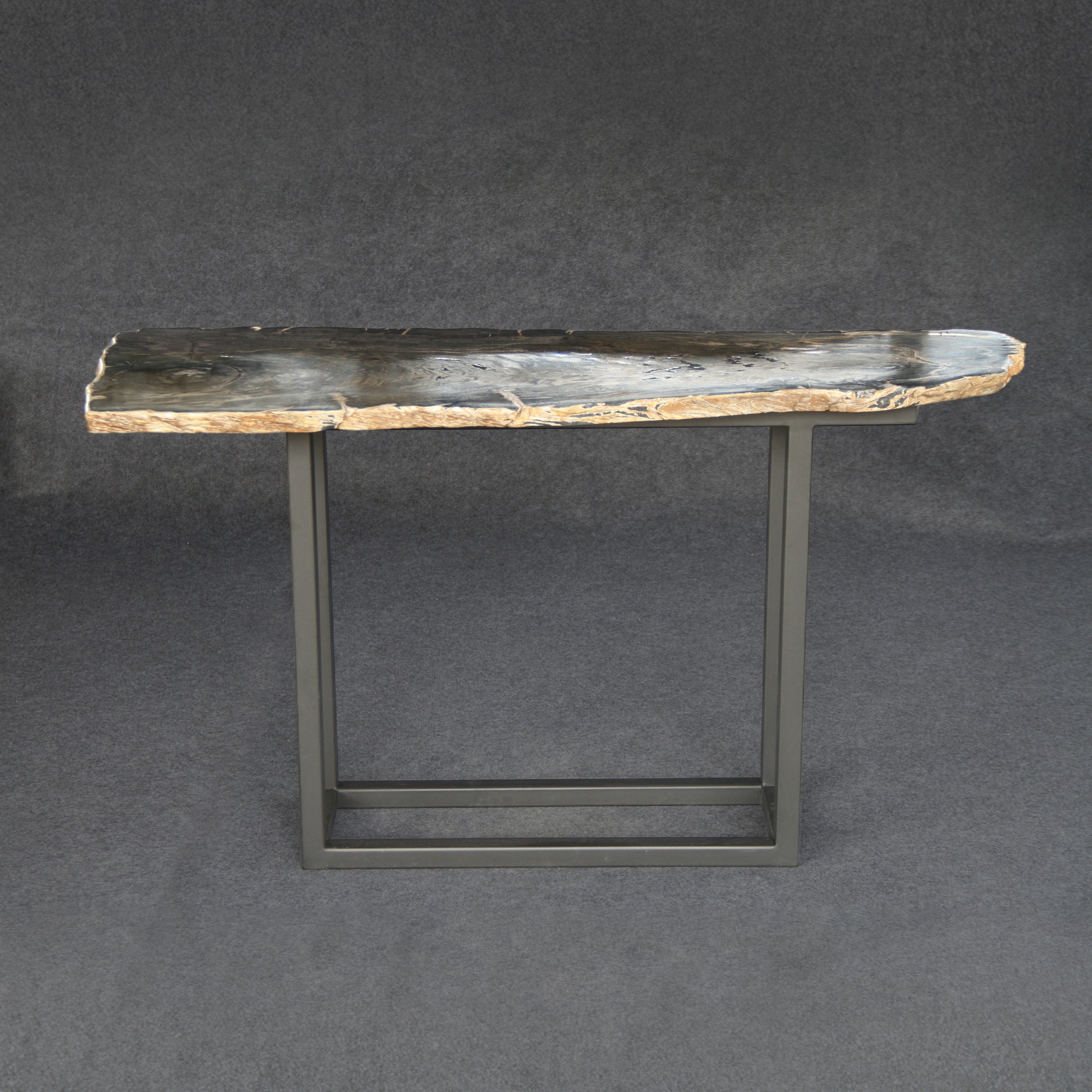 Kalifano Petrified Wood Petrified Wood Console Table 59" / 132 lbs PWR6800.005
