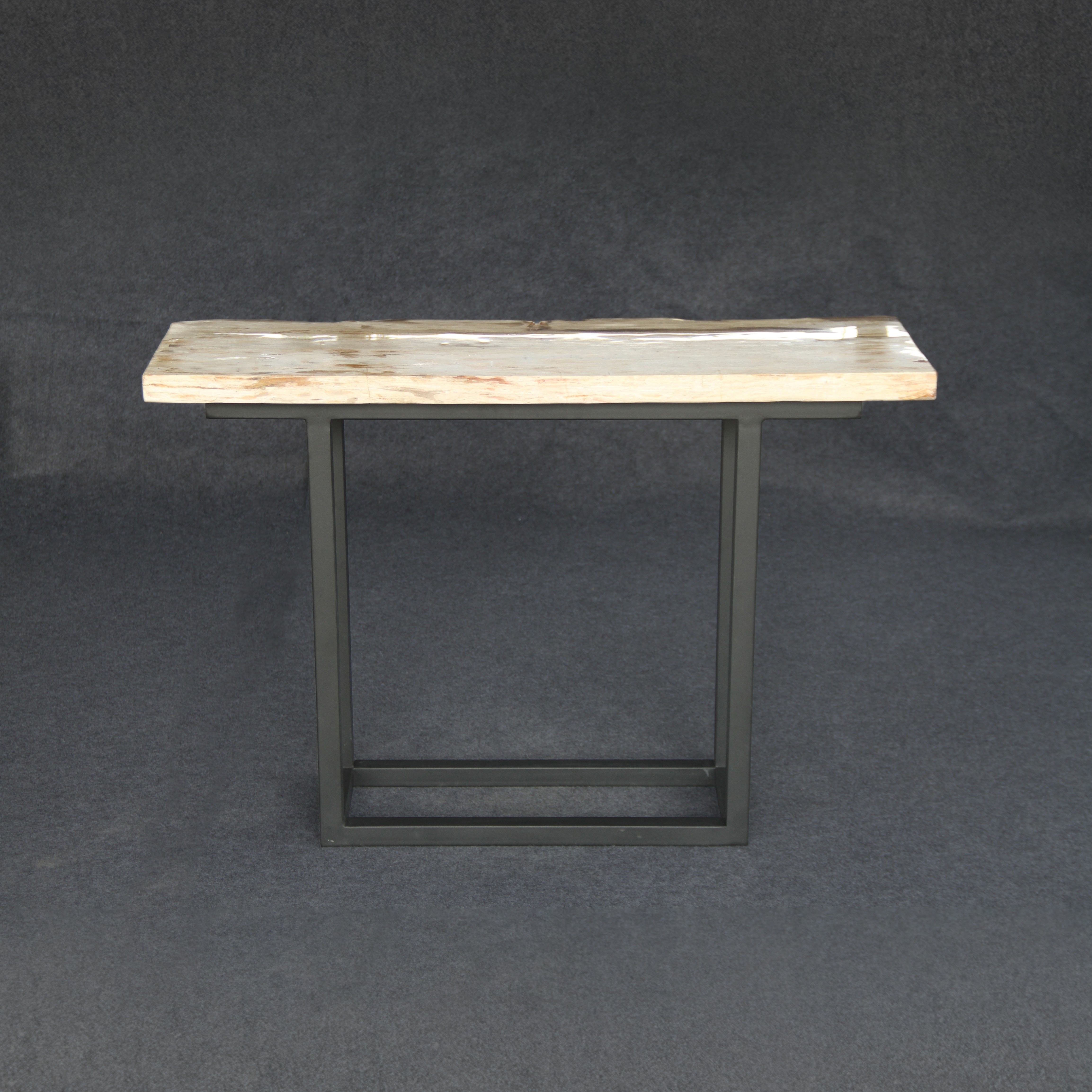 Kalifano Petrified Wood Petrified Wood Console Table 59" / 143 lbs PWR7400.004